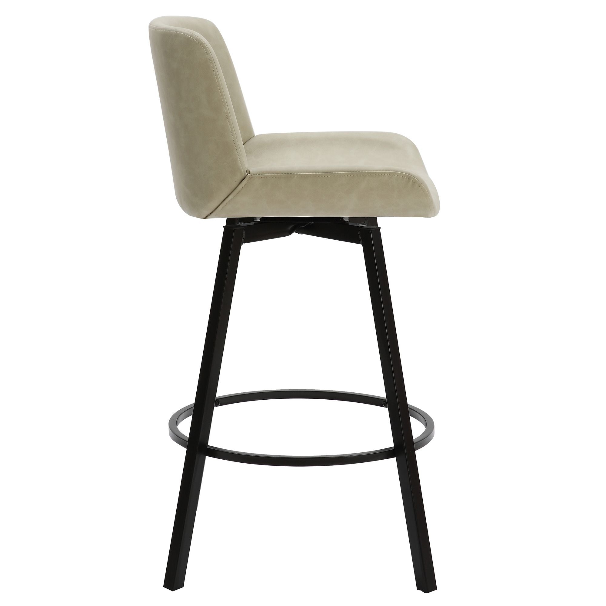 Tabouret de bar réglable Mabel – Vert (Lot de 2)