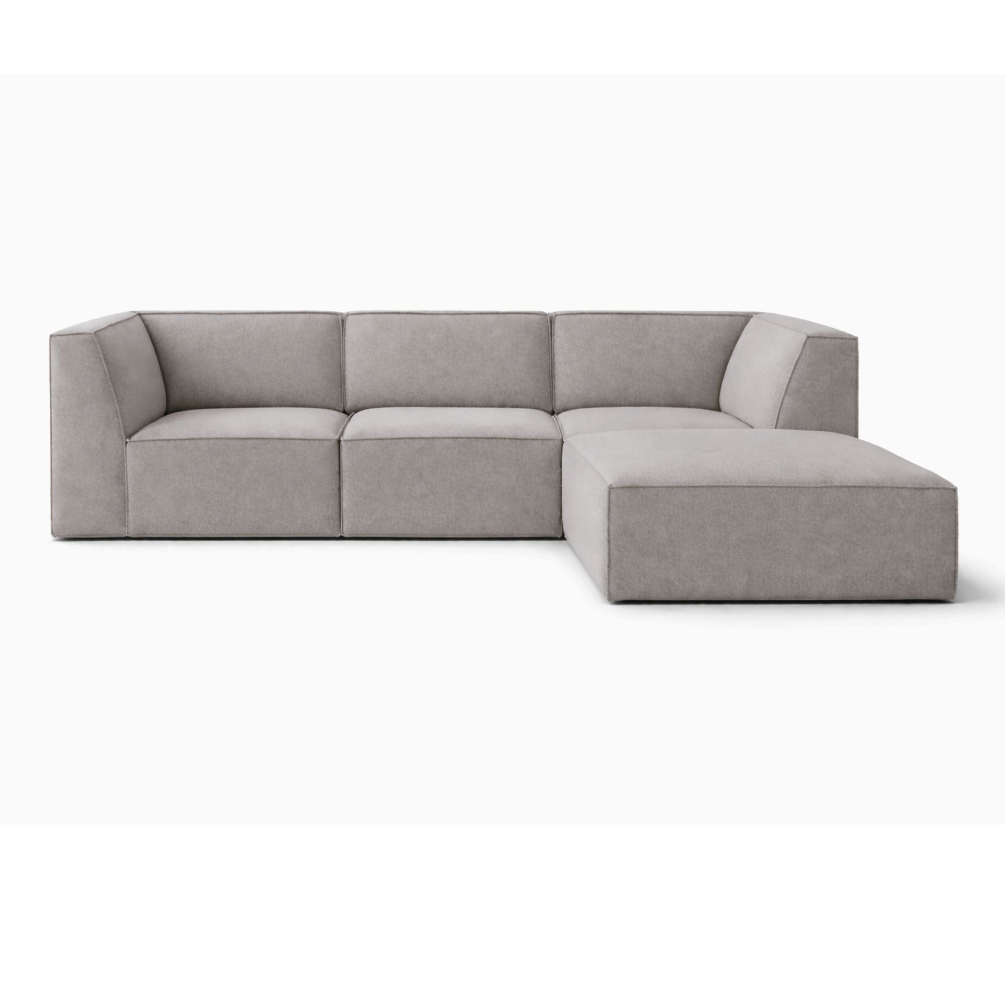 Canadian Made Flare Collection Sectional in Steel Grey | CastleUp Experience Centre