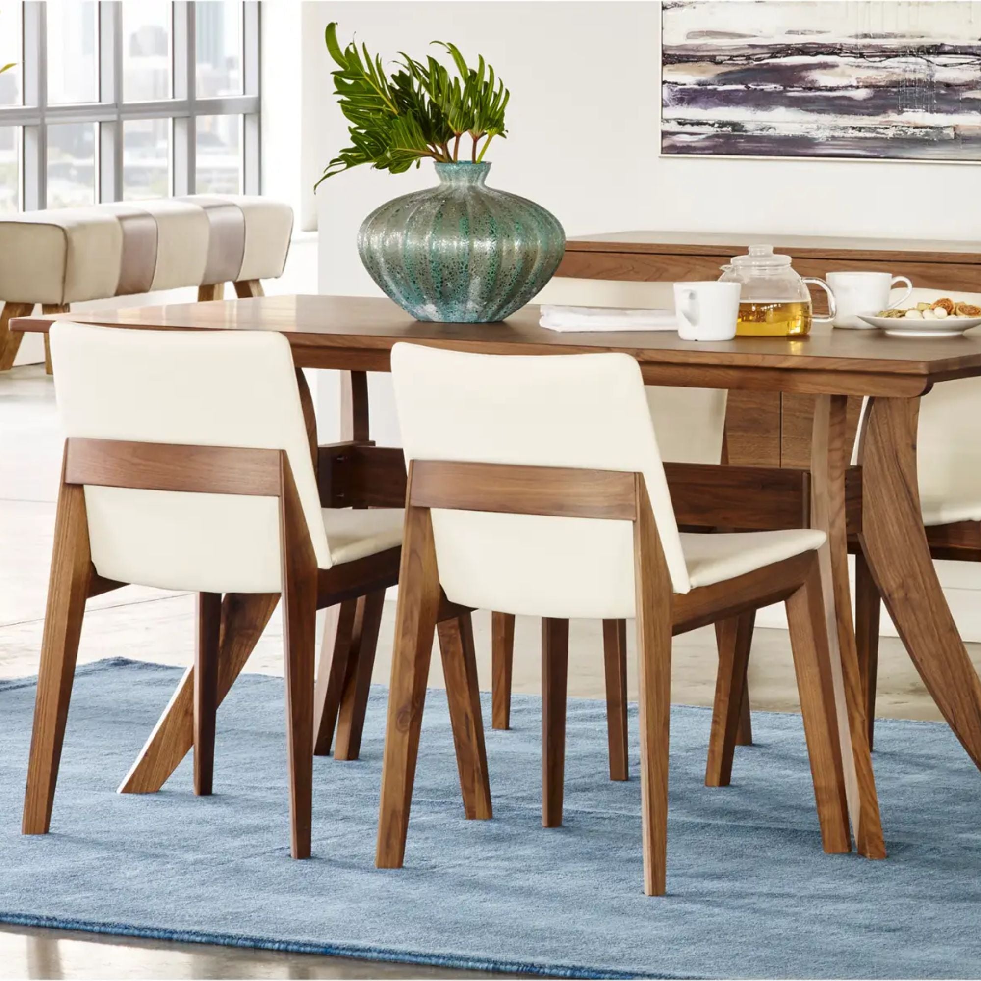 Moe's Home Florence Collection Dining Table Brown | CastleUp Experience Centre Online Furniture