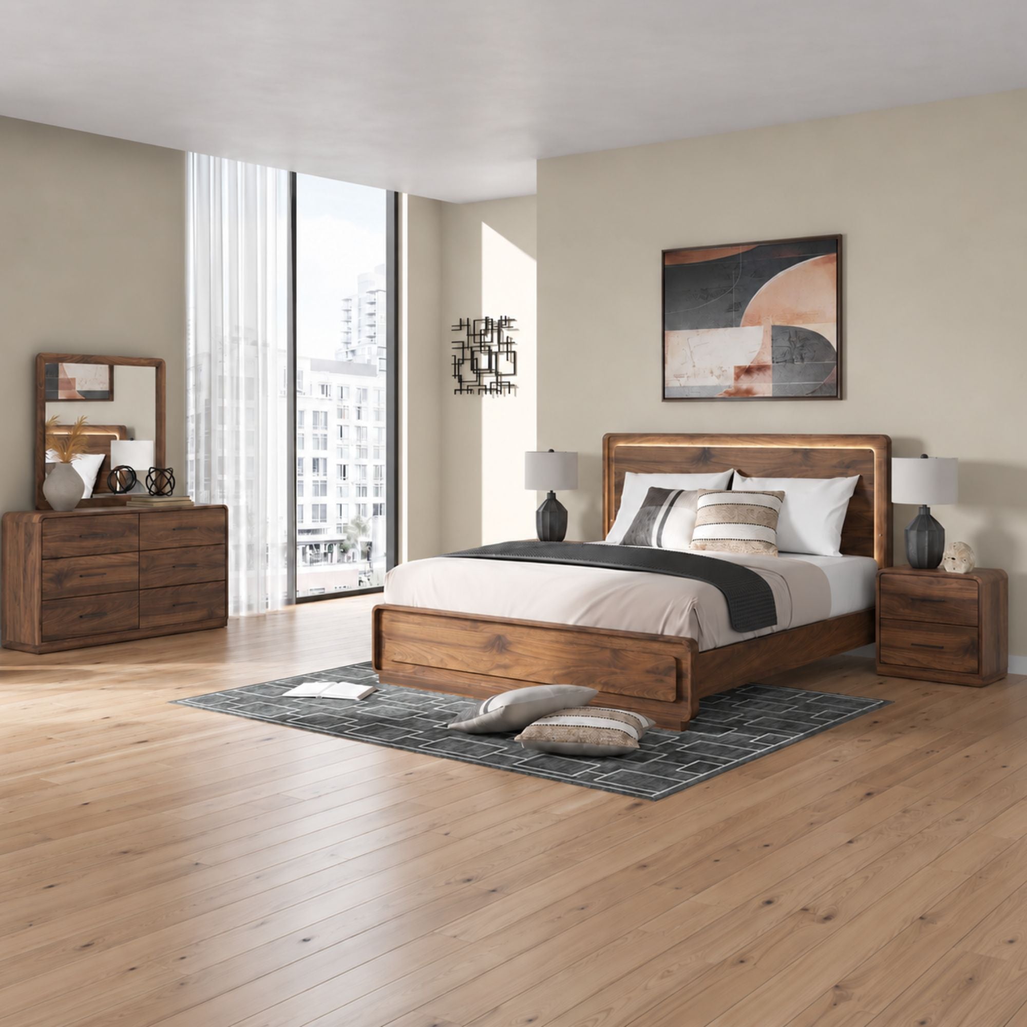 Fortlorn Panel Platform Bedroom Set