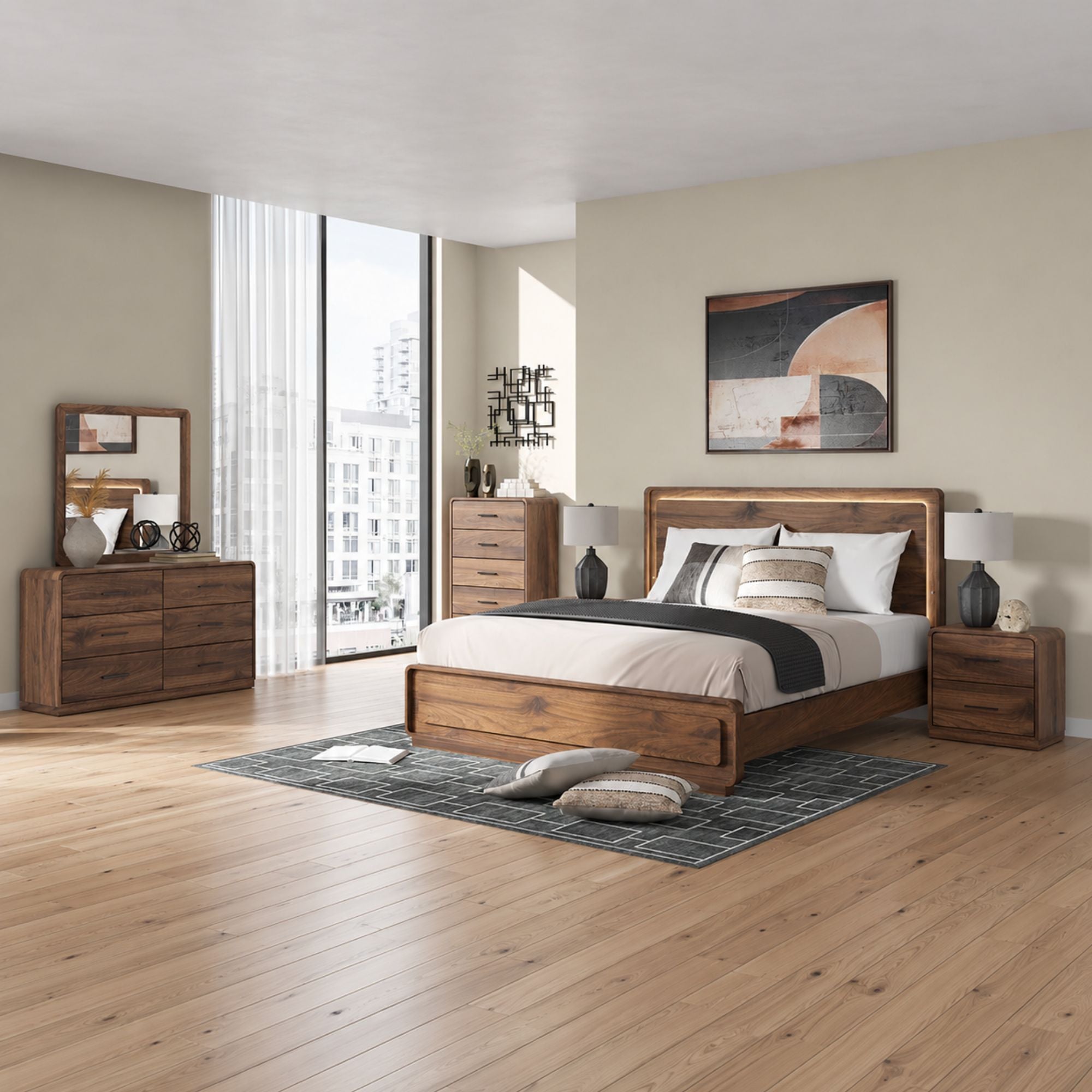 Fortlorn Panel Platform Bedroom Set