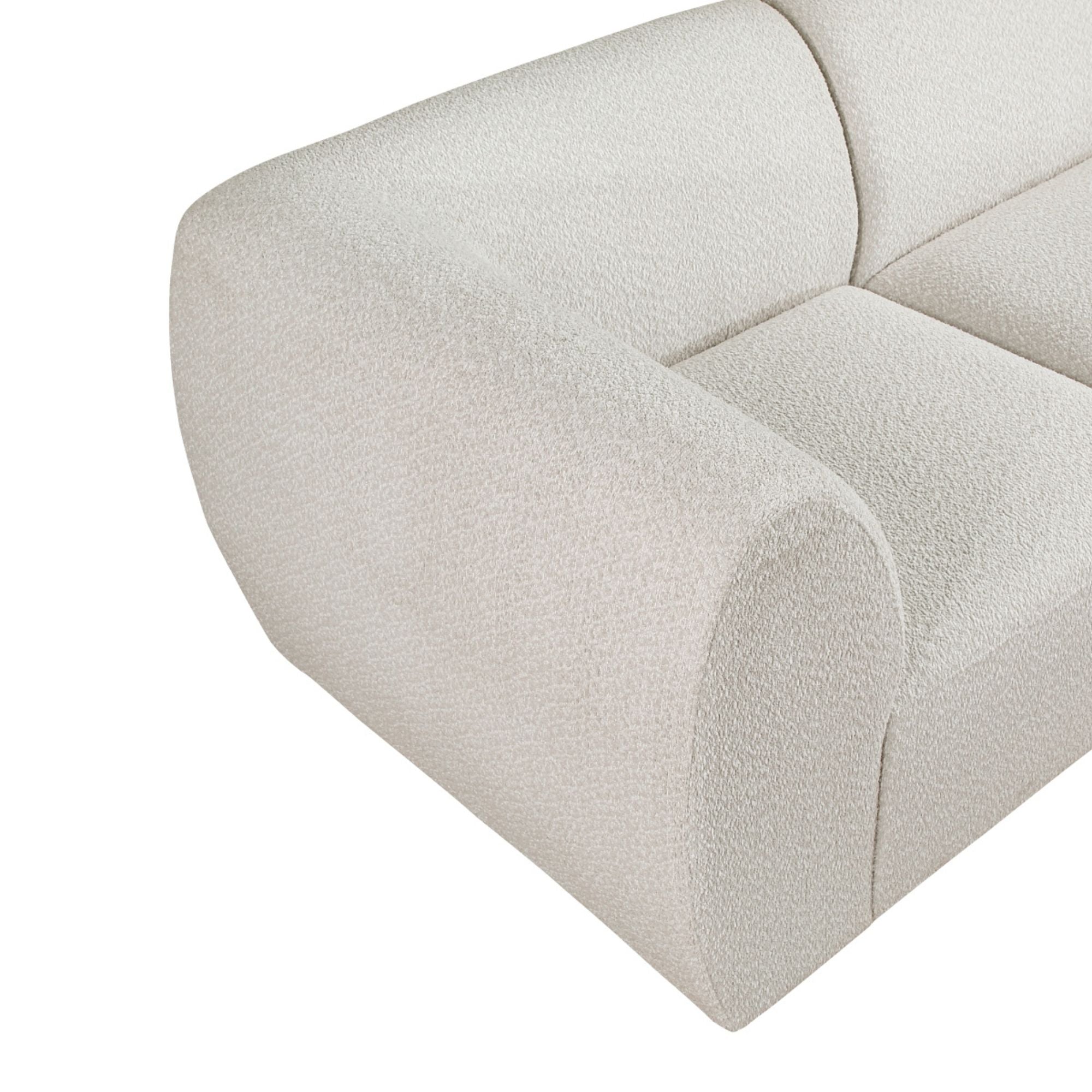 MAZ Franz 4-piece modular sectional sofa with corner seat in a modern living room setting