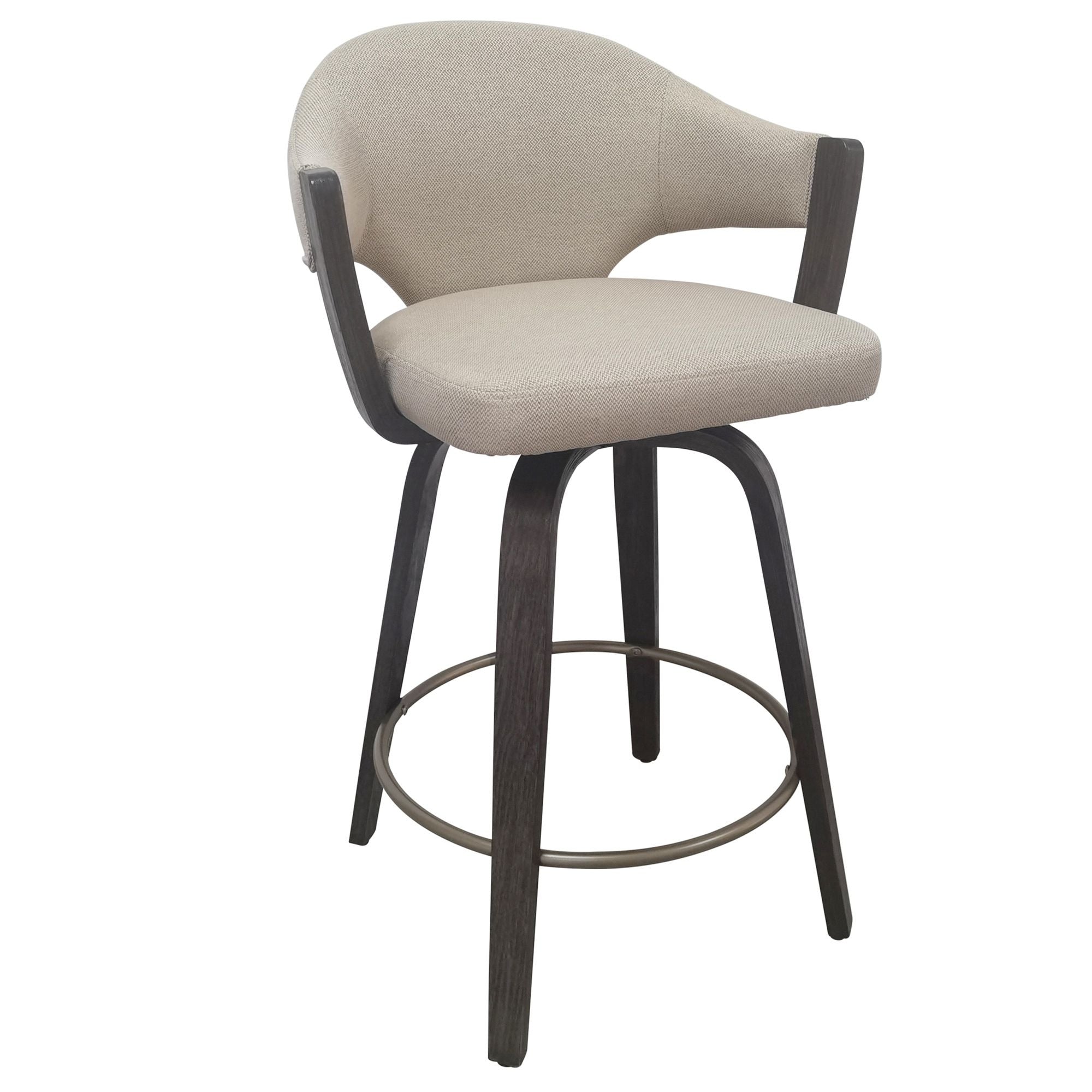 Tabouret de bar réglable Mabel – Vert (Lot de 2)