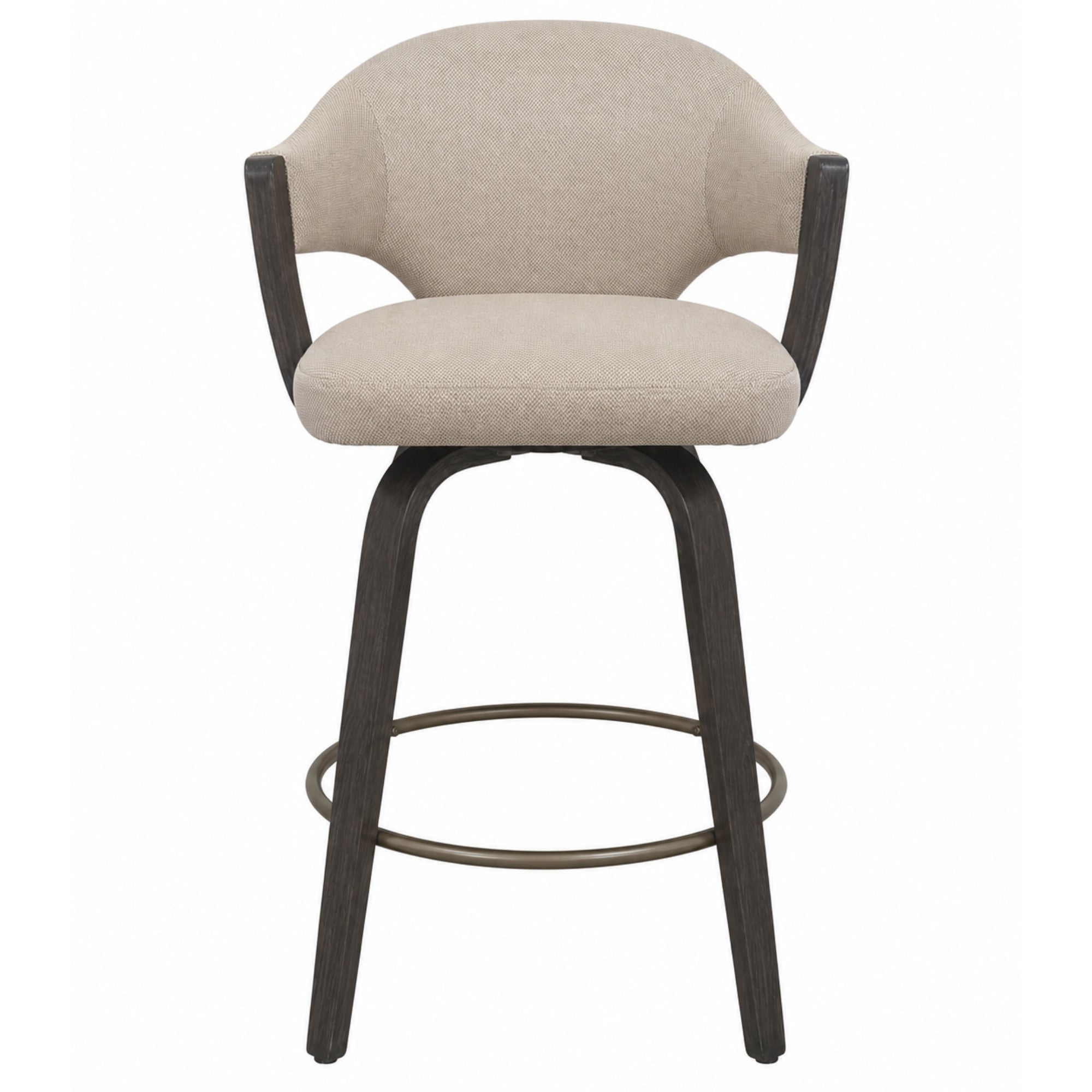 Tabouret de bar réglable Mabel – Vert (Lot de 2)