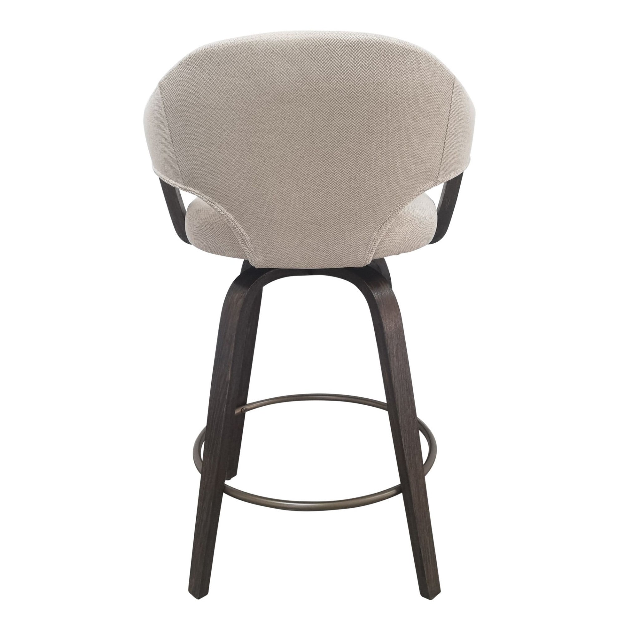 Tabouret de bar réglable Mabel – Vert (Lot de 2)