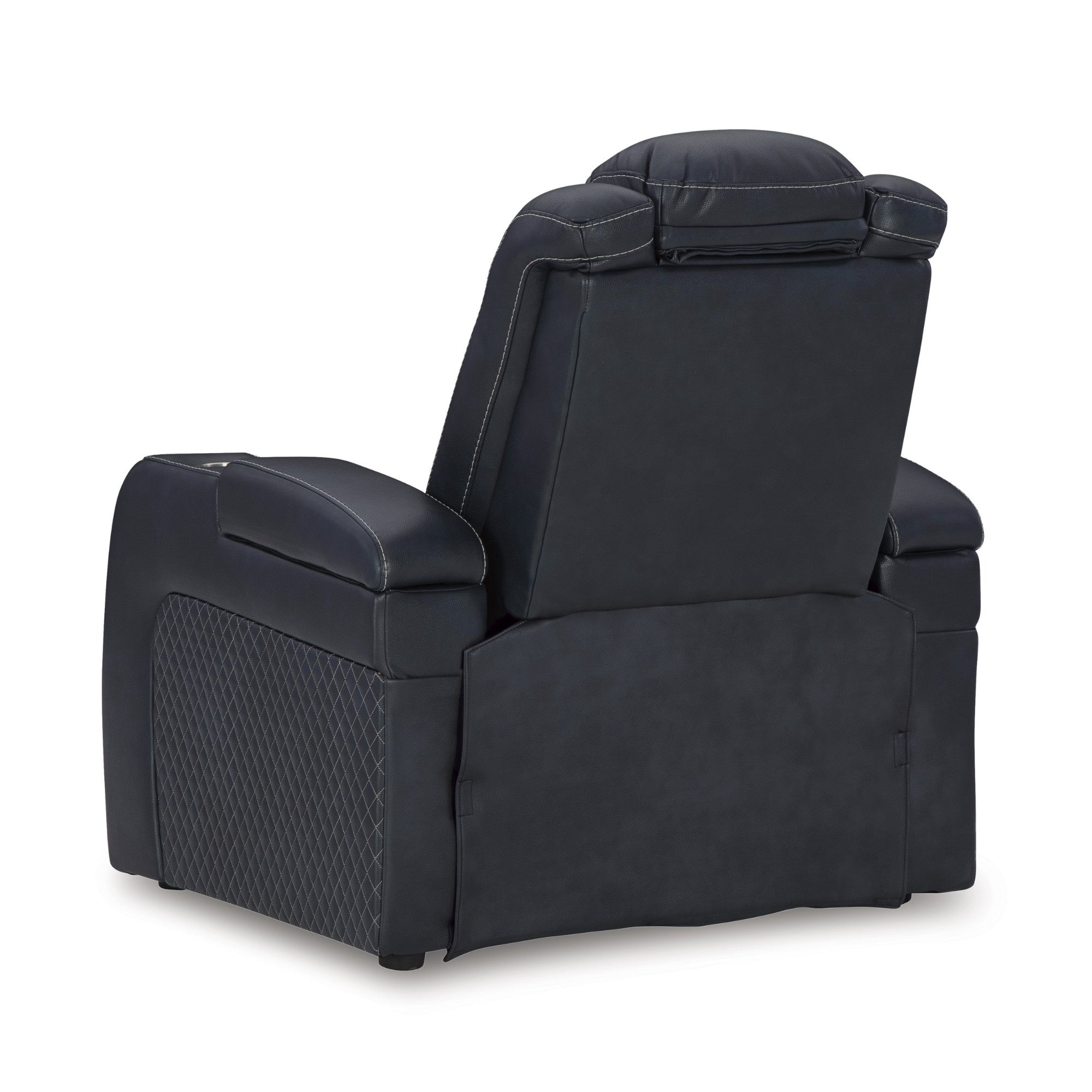 Fyne-Dyme Power Reclining Chair with Adjustable Headrest Sapphire