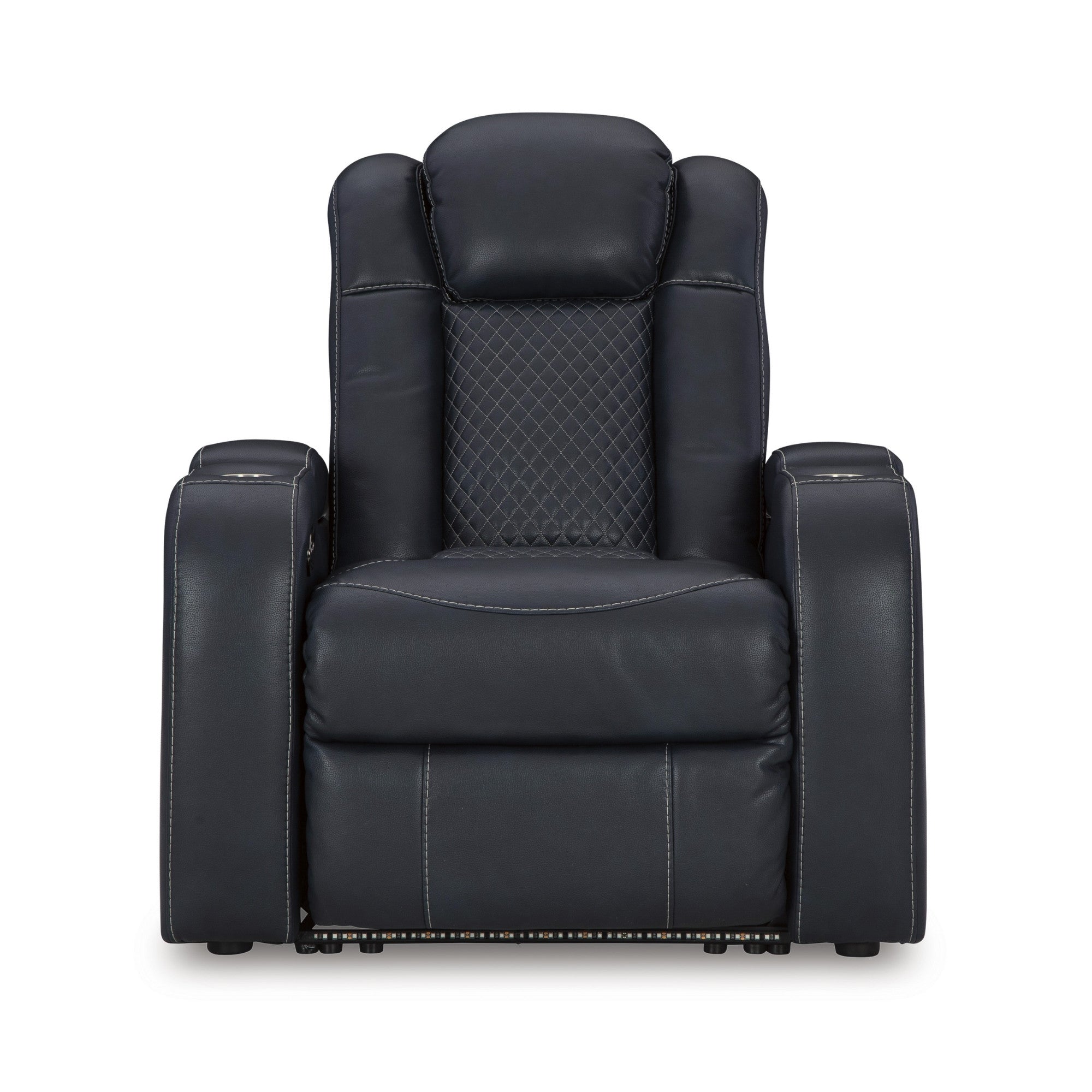 Fyne-Dyme Power Reclining Chair with Adjustable Headrest Sapphire