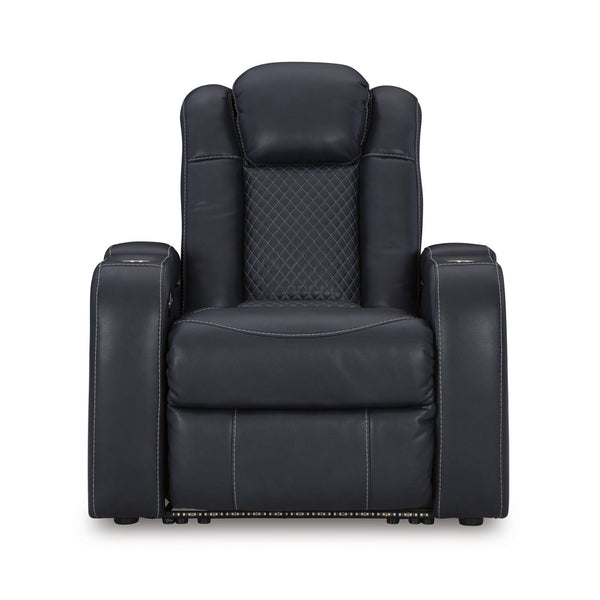 Fyne-Dyme Power Reclining Chair with Adjustable Headrest Sapphire