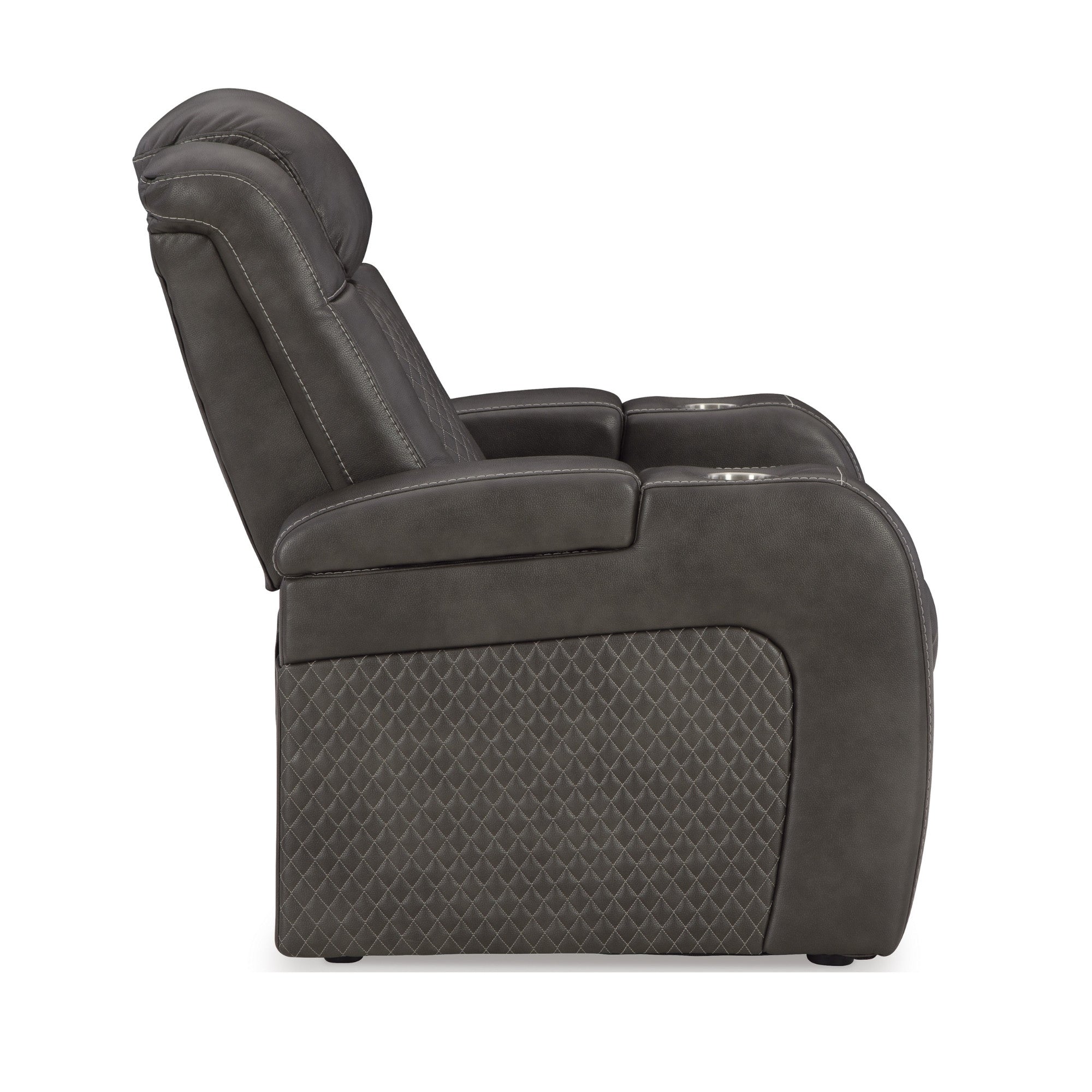 Fyne-Dyme Power Reclining Chair with Adjustable Headrest Shadow
