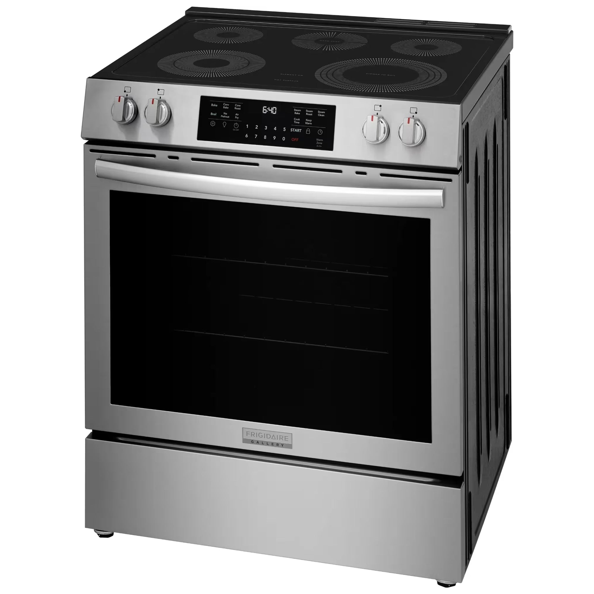 Frigidaire Gallery GCFE305CBF 30-Inch Front-Control Electric Range with Total Convection Stainless Steel