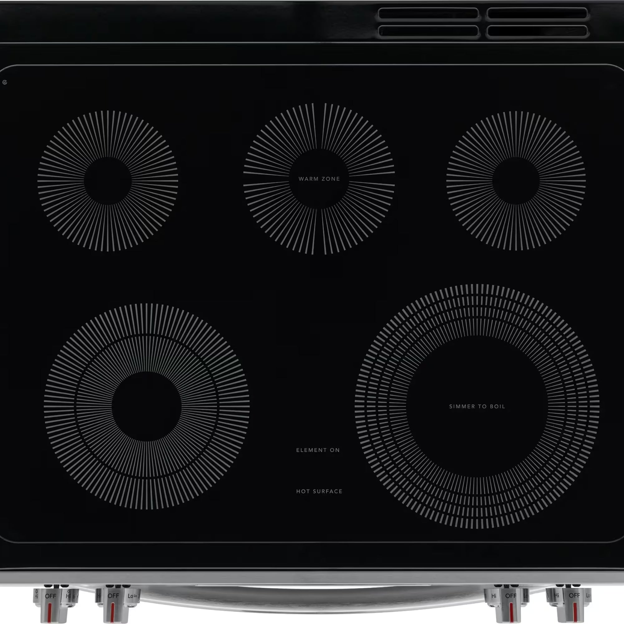 Frigidaire Gallery GCFE305CBF 30-Inch Front-Control Electric Range with Total Convection Stainless Steel