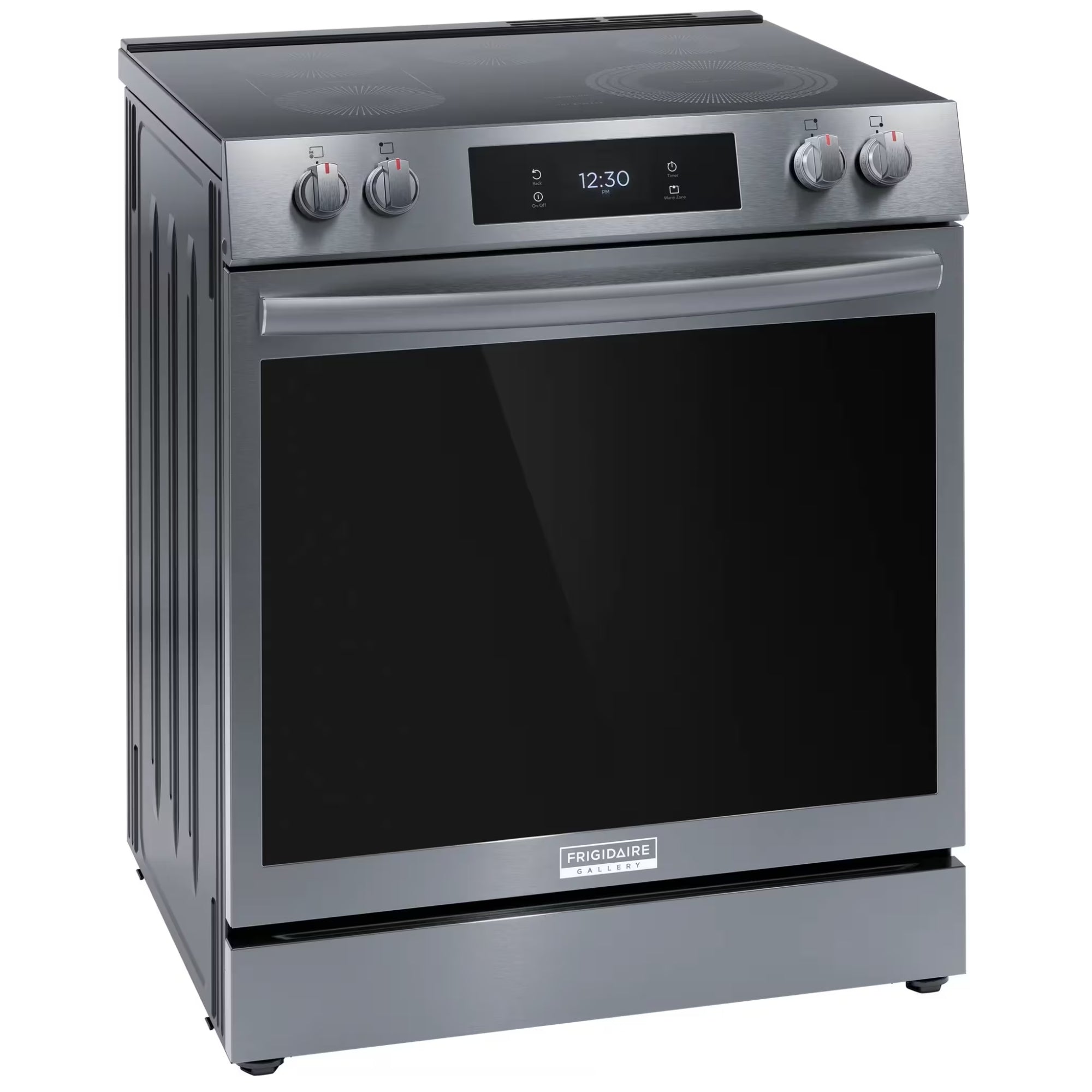 Frigidaire Gallery GCFE306CBD 30-Inch Front-Control Electric Range Black Stainless Steel