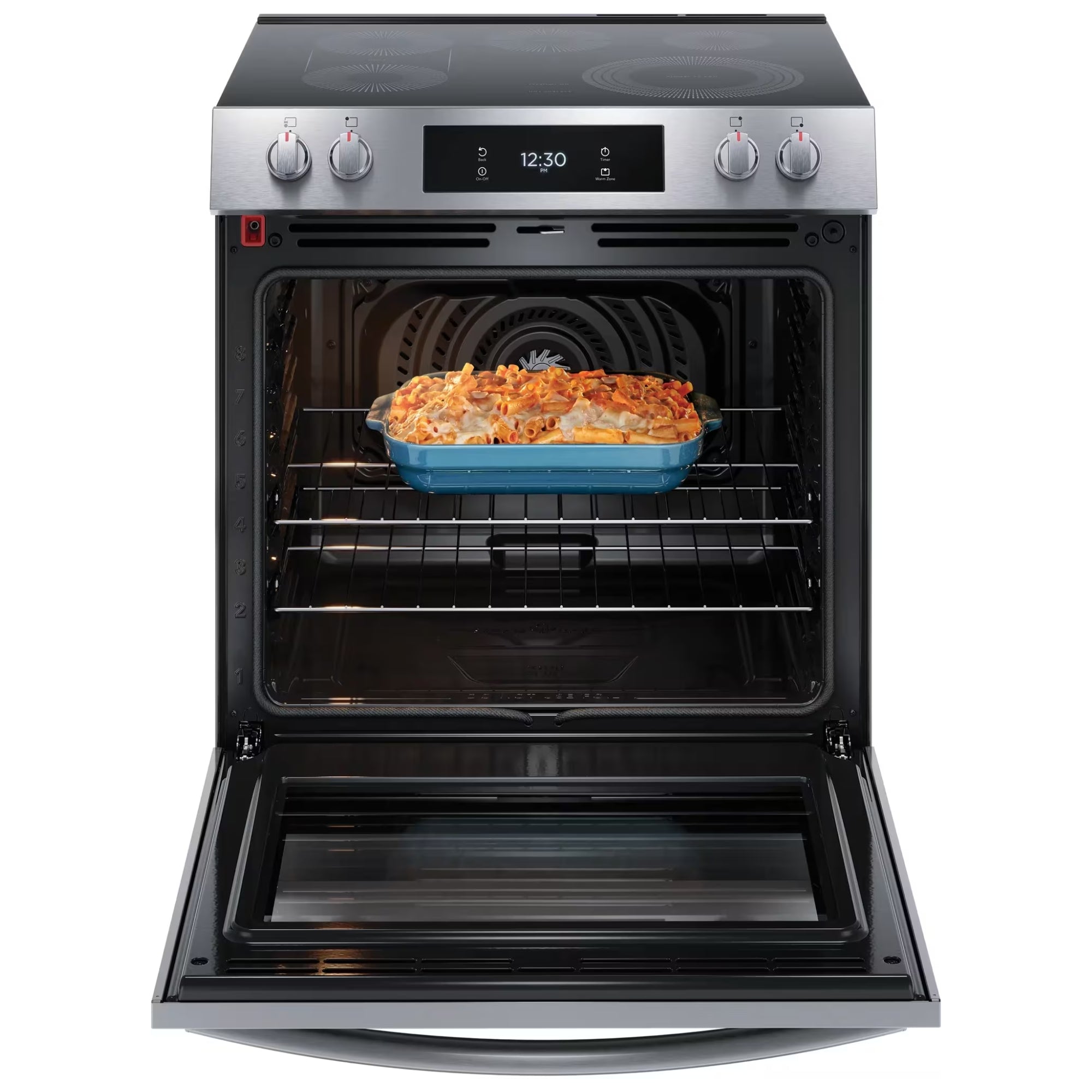 Frigidaire Gallery GCFE306CBF 30-Inch Front-Control Electric Range with Total Convection Stainless Steel