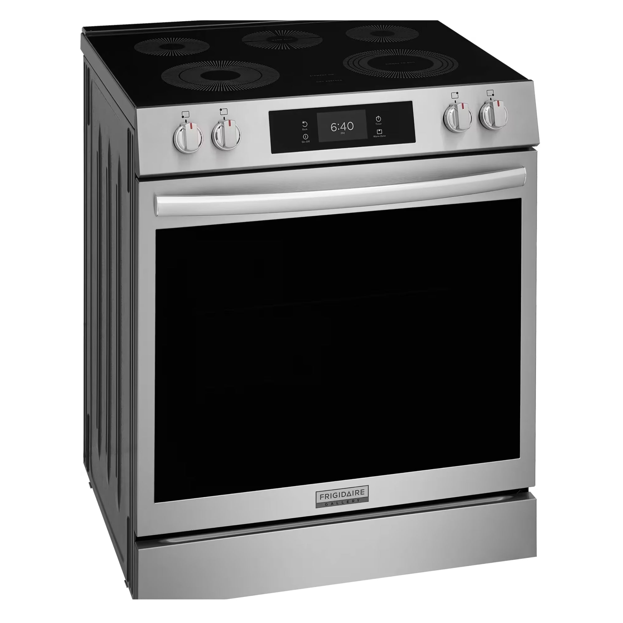 Frigidaire Gallery GCFE307CBF 30-Inch Electric Range with Stone-Baked Pizza Stainless Steel