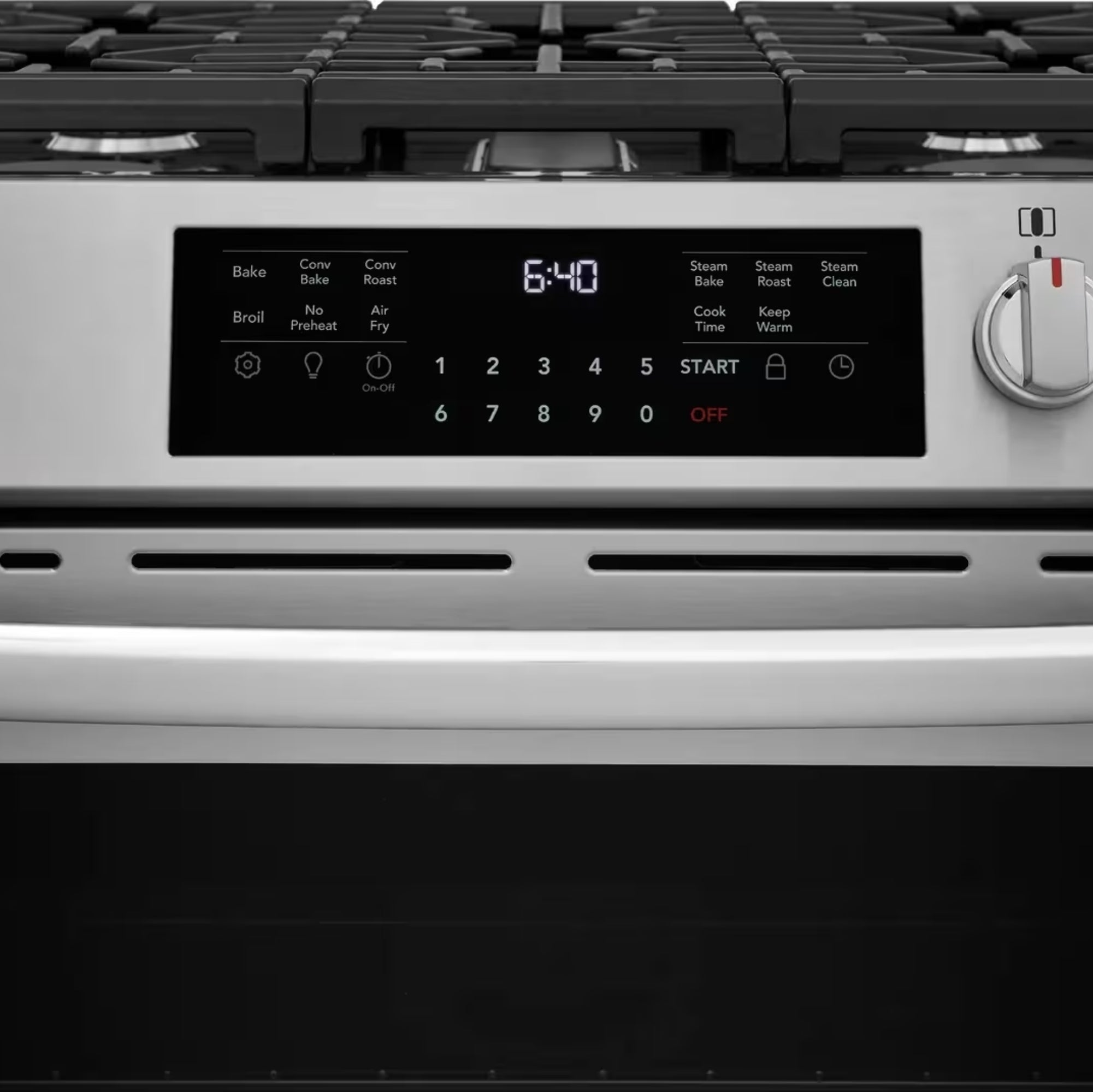 Frigidaire Gallery GCFG3059BF 30-Inch Front-Control Gas RangeStainless Steel