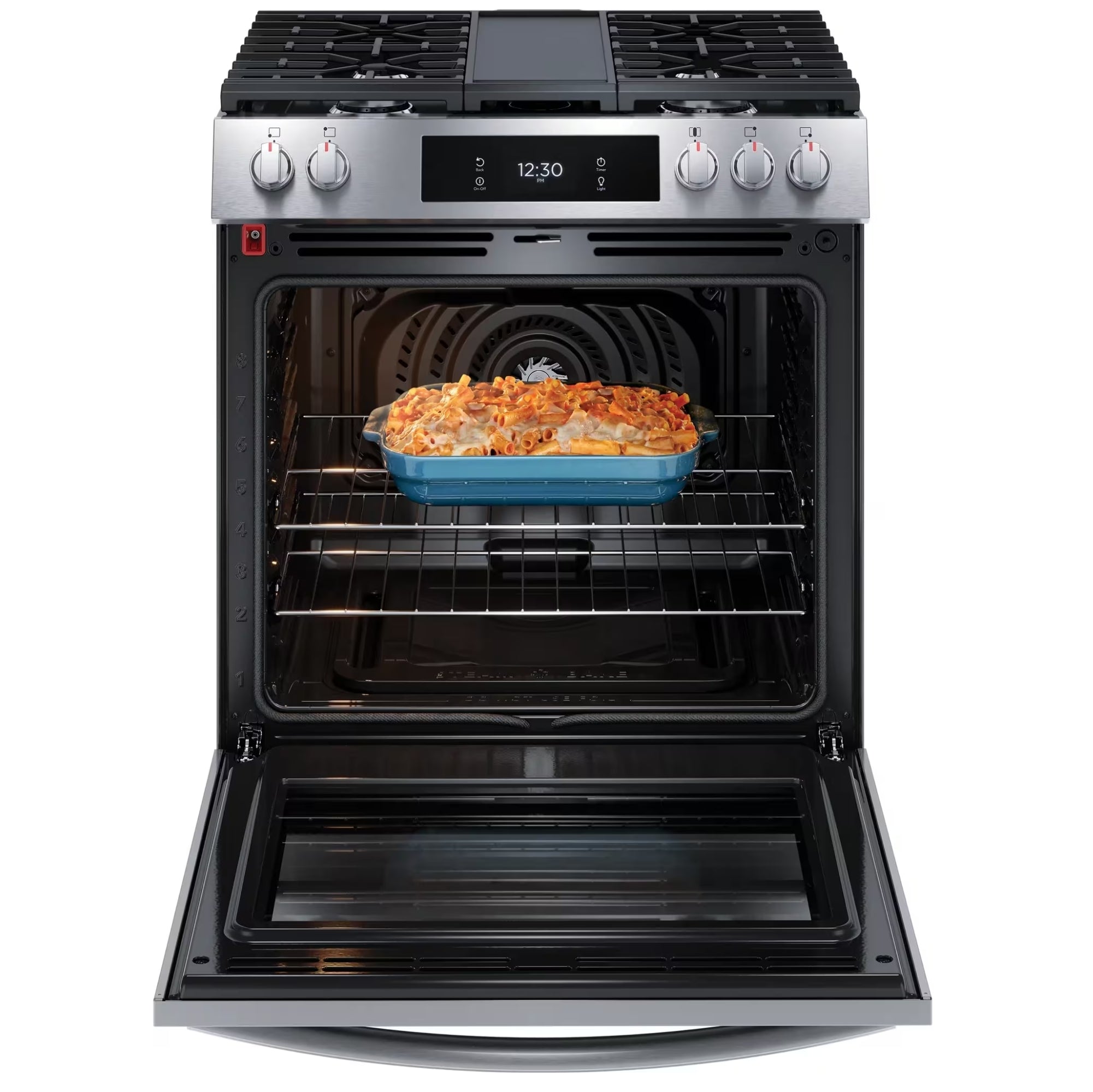 Frigidaire Gallery GCFG3060BF 30-Inch Front-Control Gas Range Stainless Steel