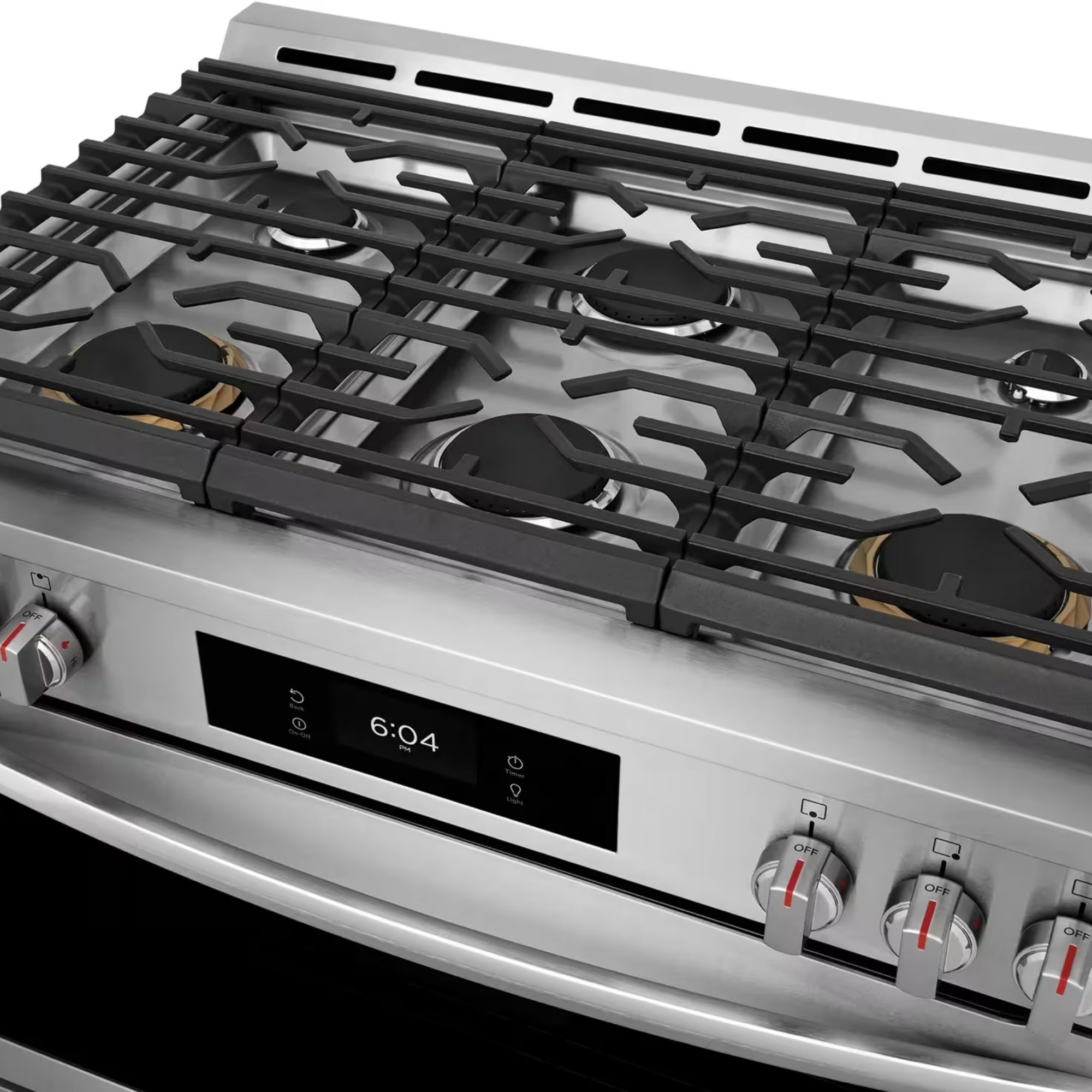 Frigidaire Gallery GCFG3661AF 36-Inch Gas Range with Air Fry and Total Convection Stainless Steel