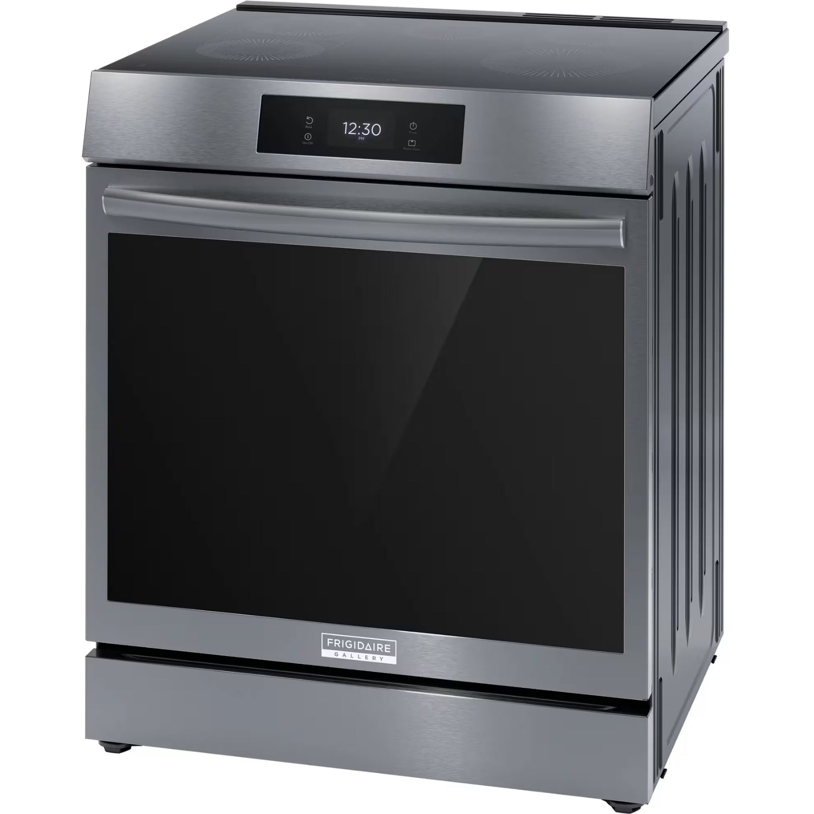 Frigidaire Gallery GCFI306CBD 30-Inch Front-Control Induction Range with Total Convection Black Stainless Steel