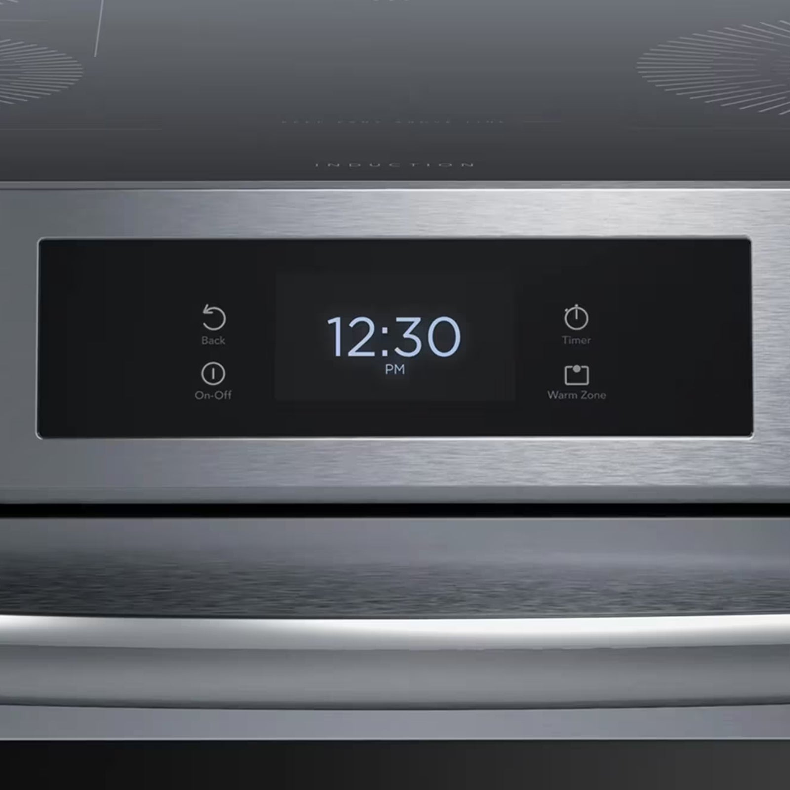 Frigidaire Gallery GCFI306CBD 30-Inch Front-Control Induction Range with Total Convection Black Stainless Steel
