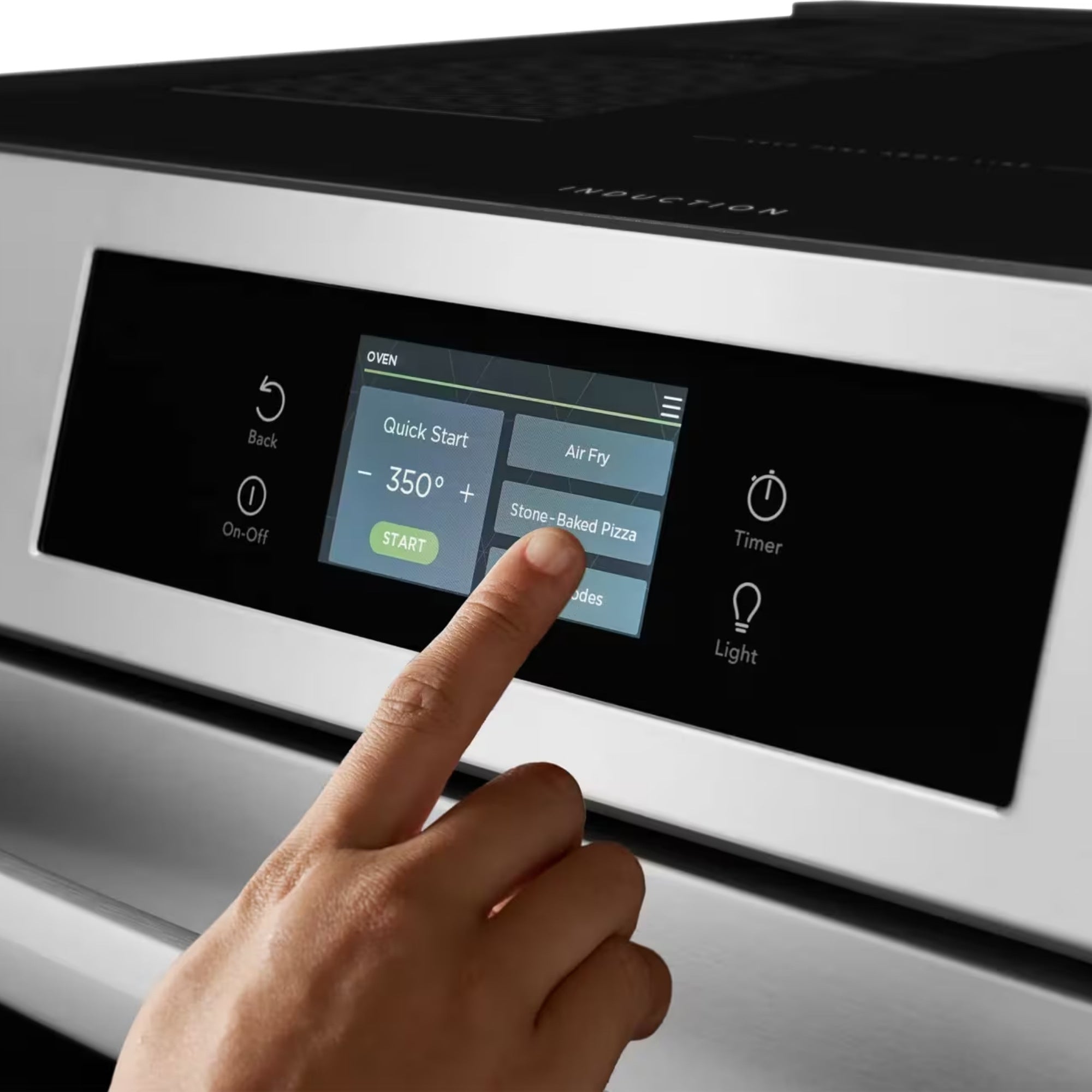 Frigidaire Gallery GCFI307CBF 30" Front Control Induction Range with Stone-Baked Pizza
