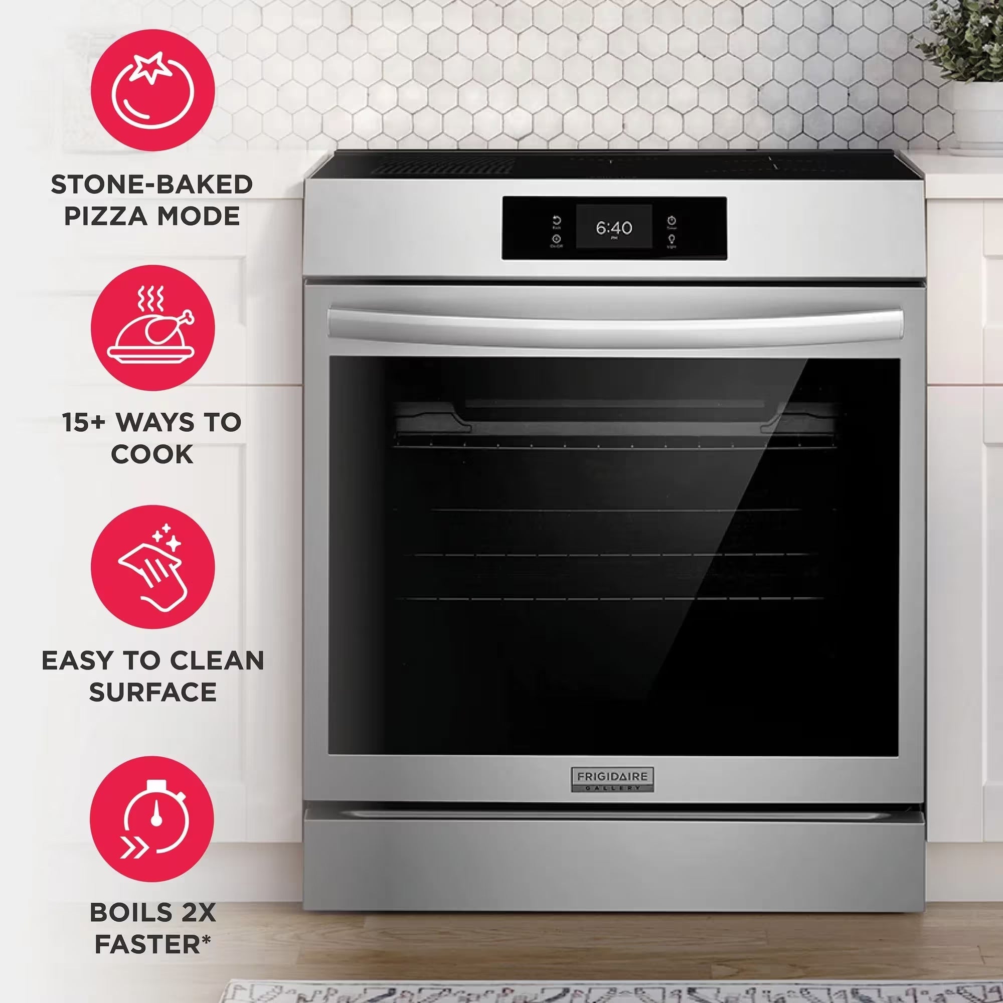 Frigidaire Gallery 3 piece Counter-Depth & Induction Range Set