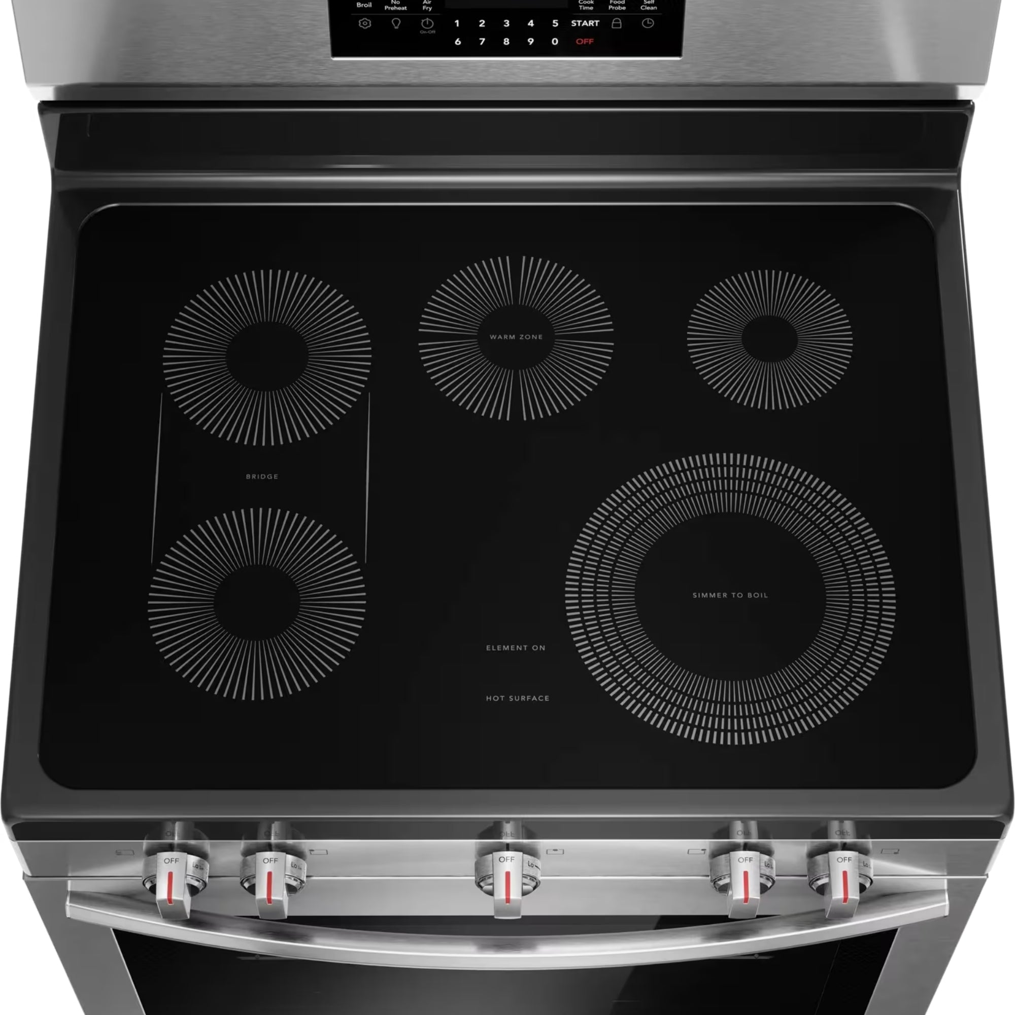 Frigidaire Gallery GCRE306CBF 30-Inch Rear-Control Electric Range Stainless Steel