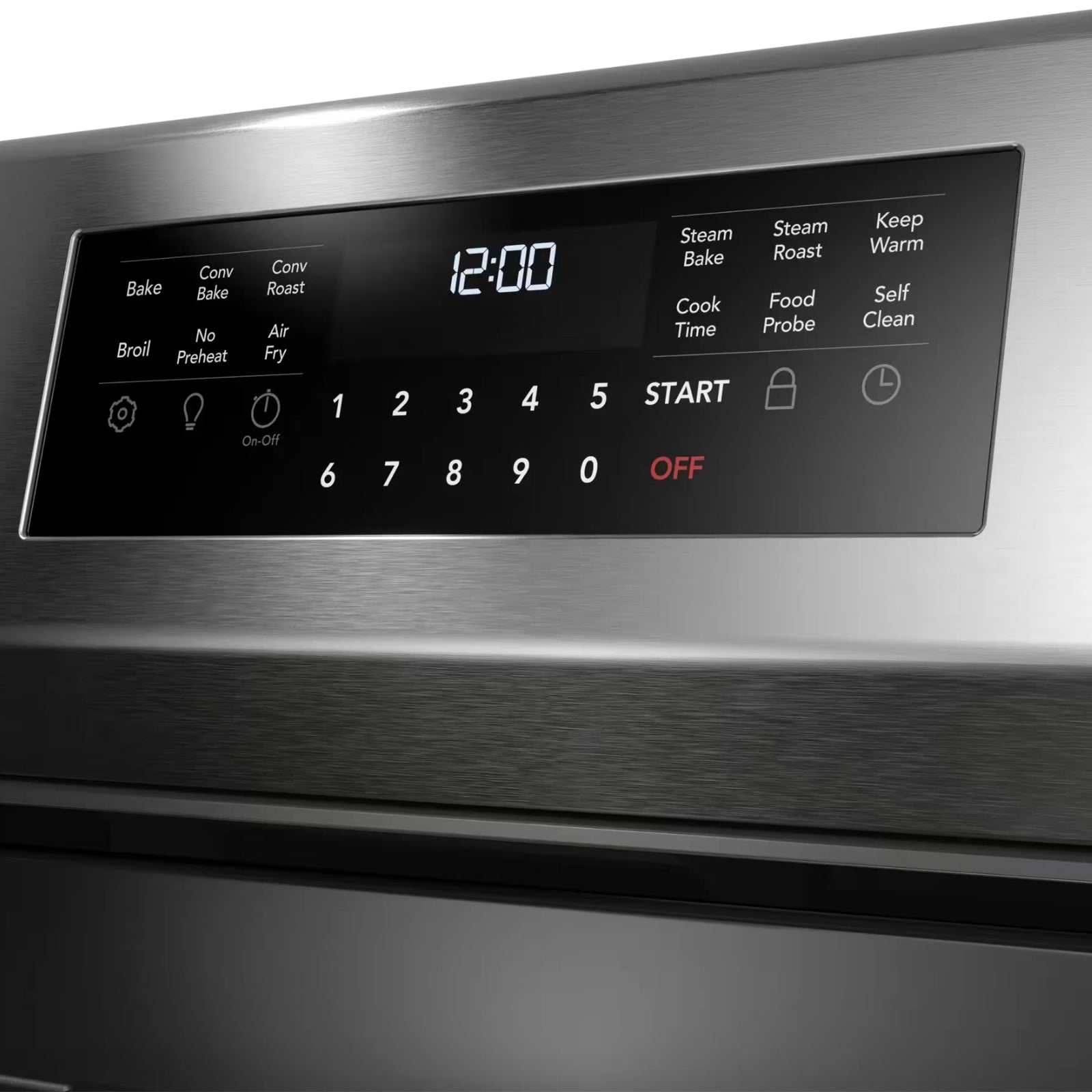 Frigidaire Gallery GCRG3060BF 30-Inch Rear-Control Gas Range with Total Convection Stainless Steel