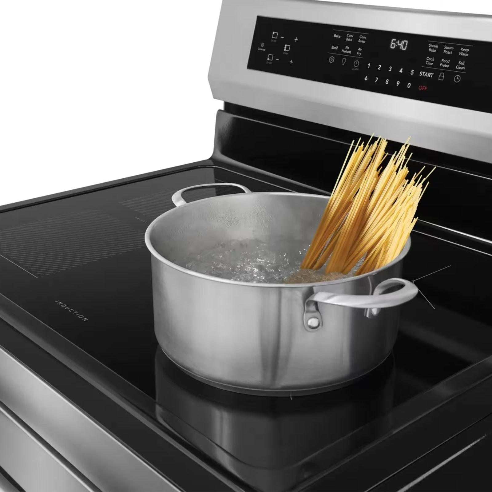 Frigidaire Gallery GCRI306CBF 30-Inch Freestanding Induction Range with Air Fry Stainless Steel