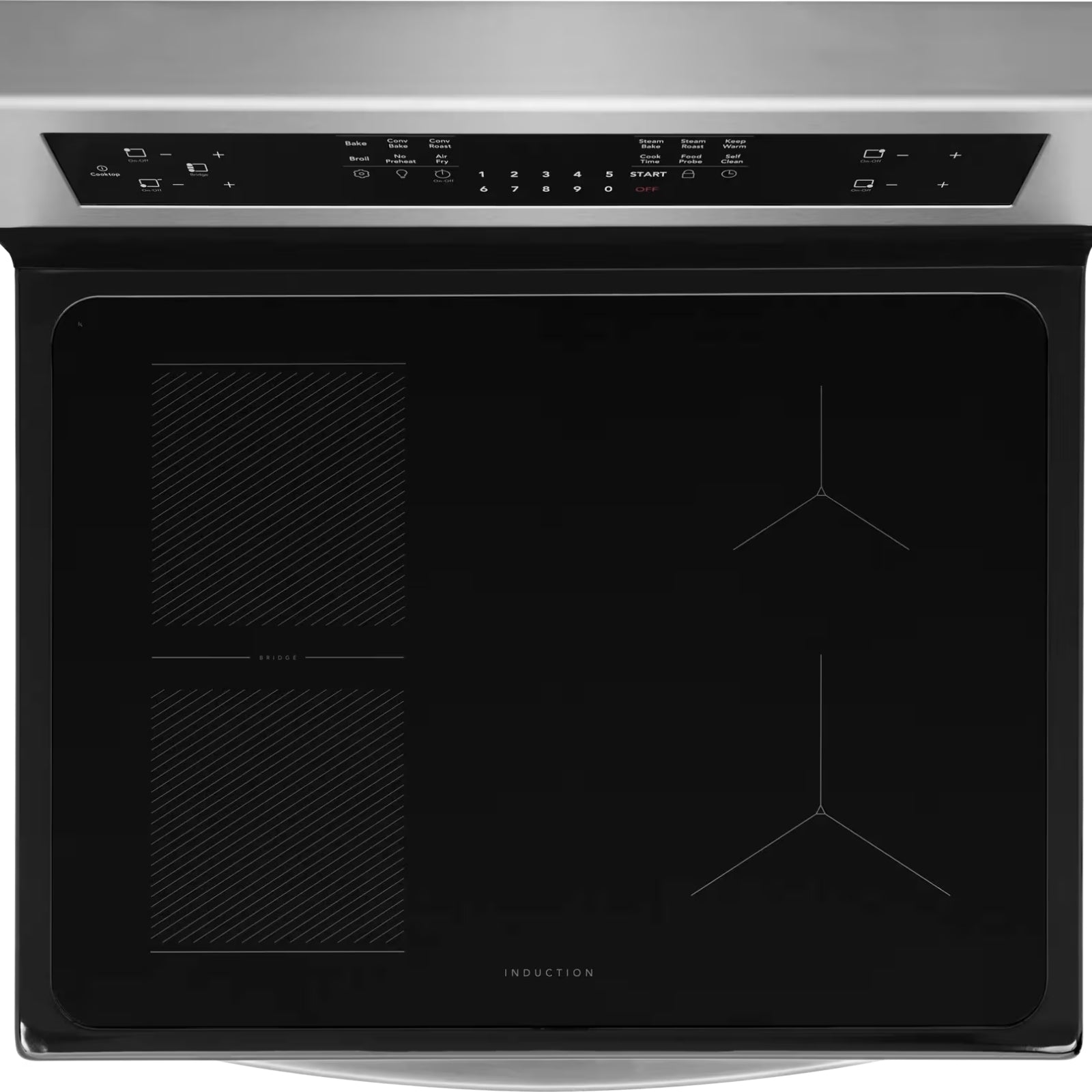 Frigidaire Gallery GCRI306CBF 30-Inch Freestanding Induction Range with Air Fry Stainless Steel