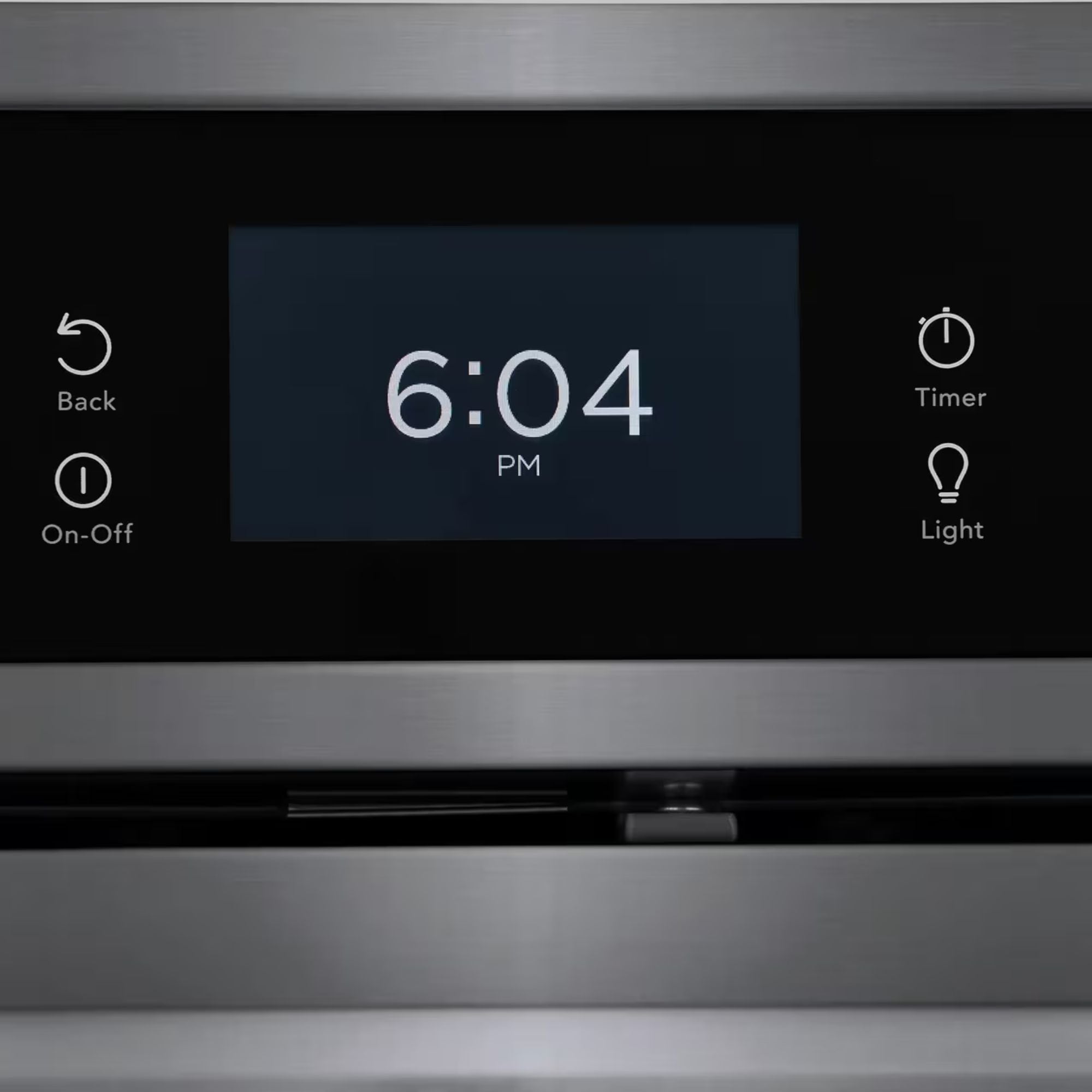 Frigidaire Gallery 30-inch double electric wall oven with black stainless steel finish and total convection cooking.