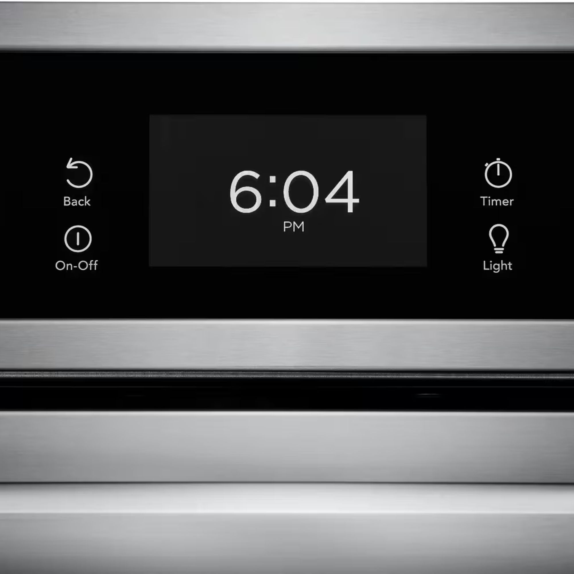 Frigidaire Gallery 30-inch stainless steel wall oven and microwave combination, showcasing the sleek kitchen appliance.