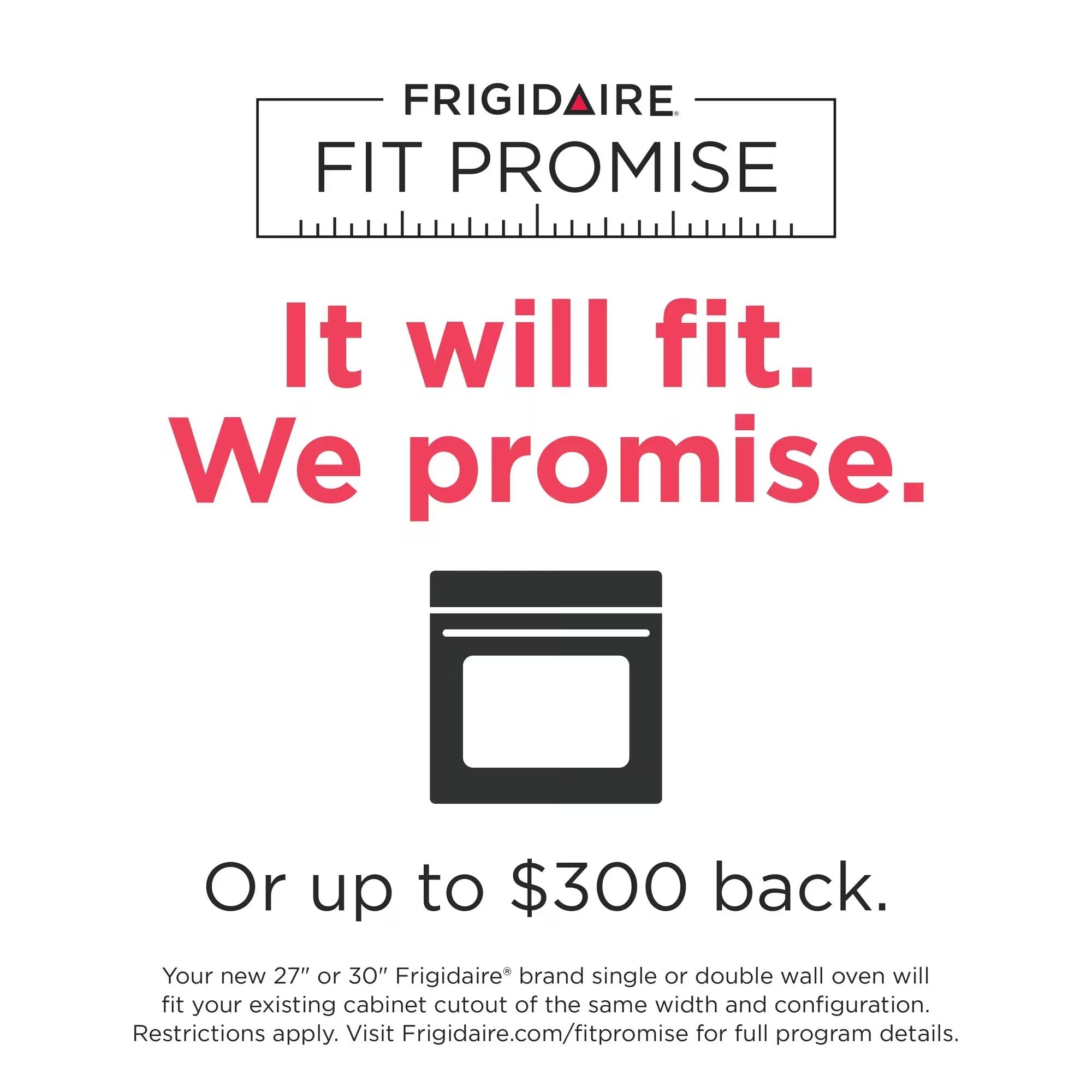 Frigidaire Gallery GCWS2767AF 27-inch stainless steel single electric wall oven with total convection cooking, clean modern design