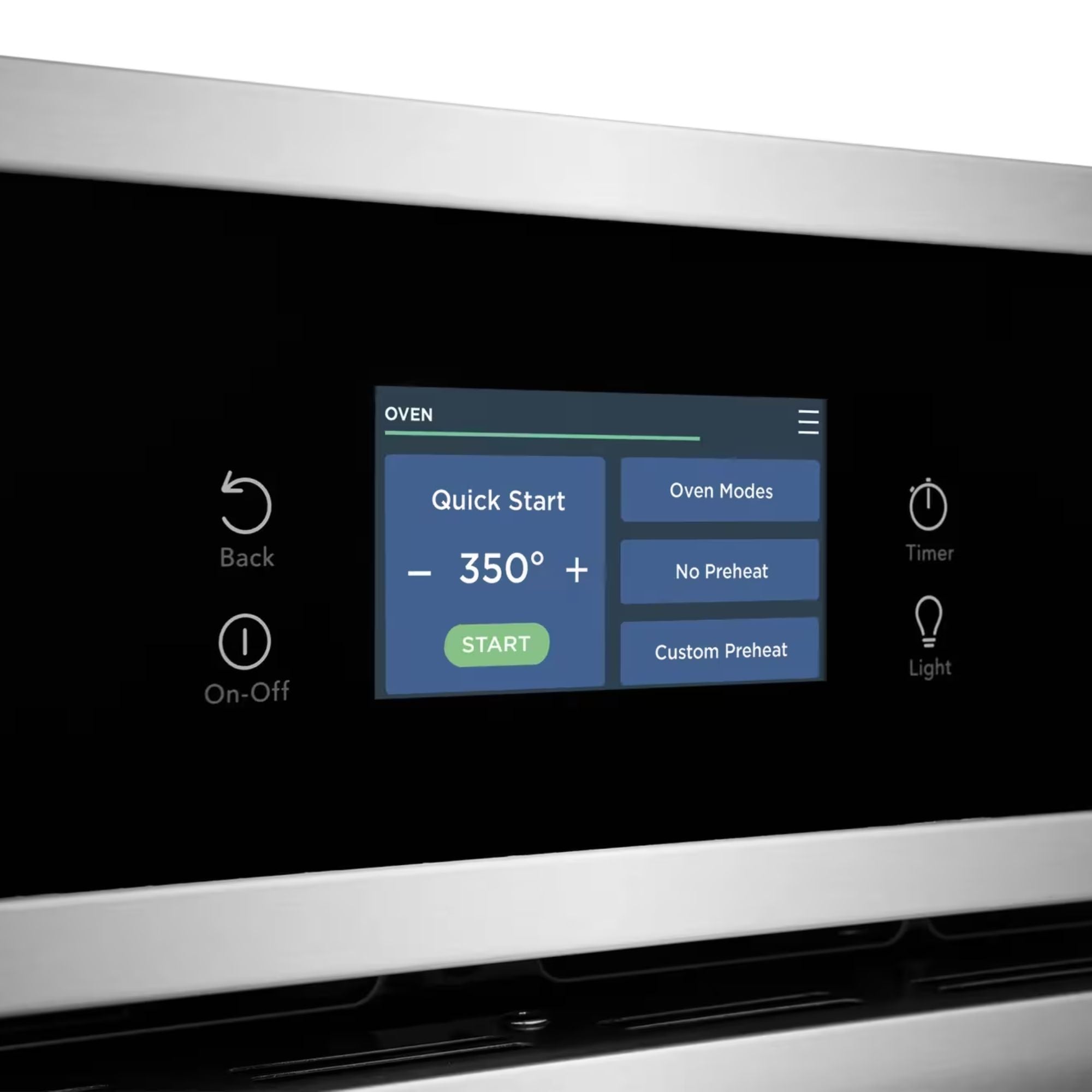 Frigidaire Gallery 27-inch stainless steel single electric wall oven with total convection cooking.