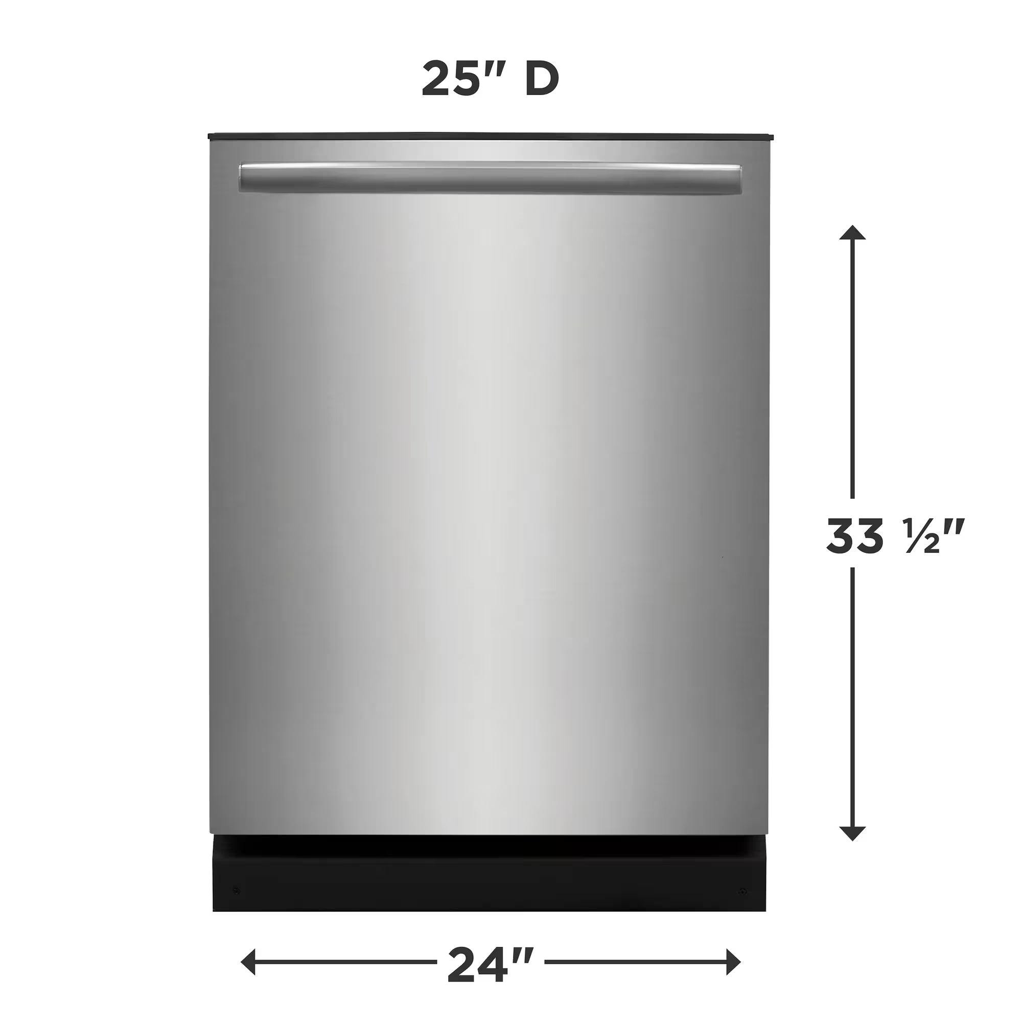 Frigidaire Gallery GDHH4527AF 24-Inch Dishwasher Stainless Steel