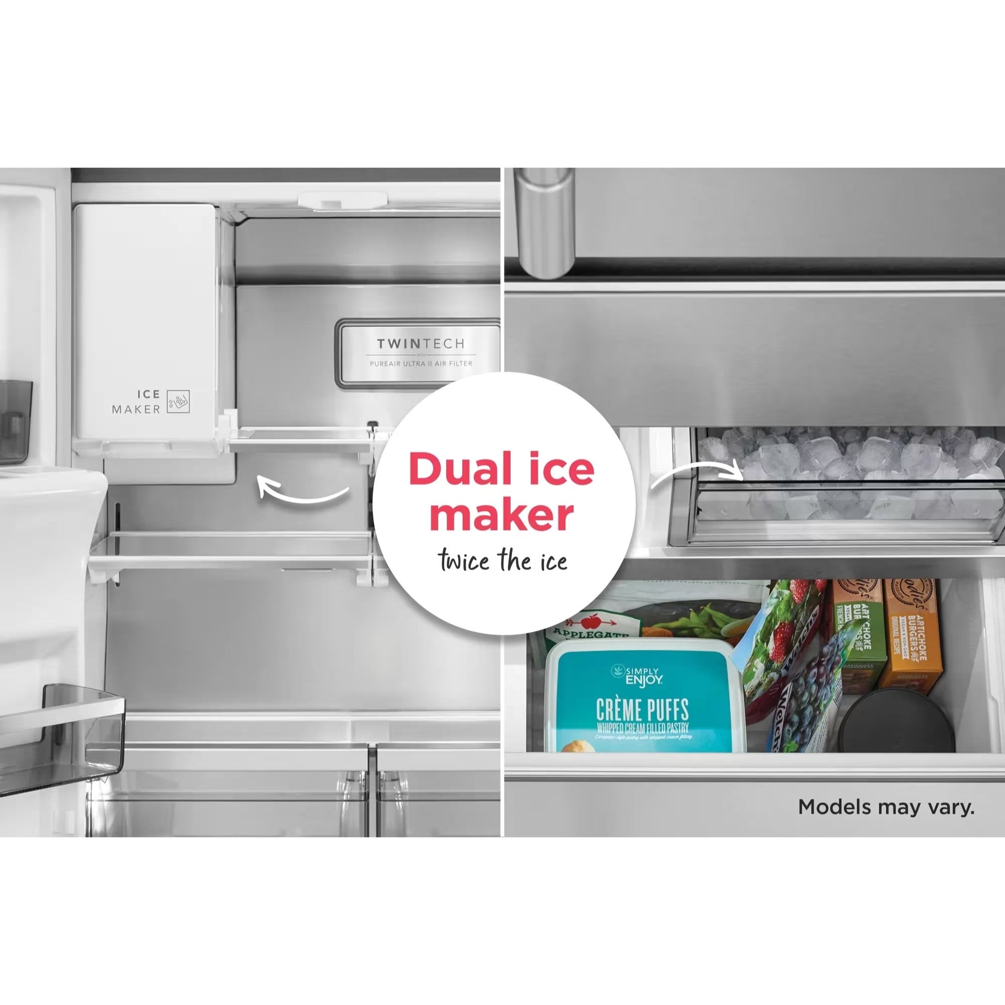 Frigidaire Gallery GRFC2353AF 36 inch 23 Cu. Ft. Counter-Depth French Door Refrigerator