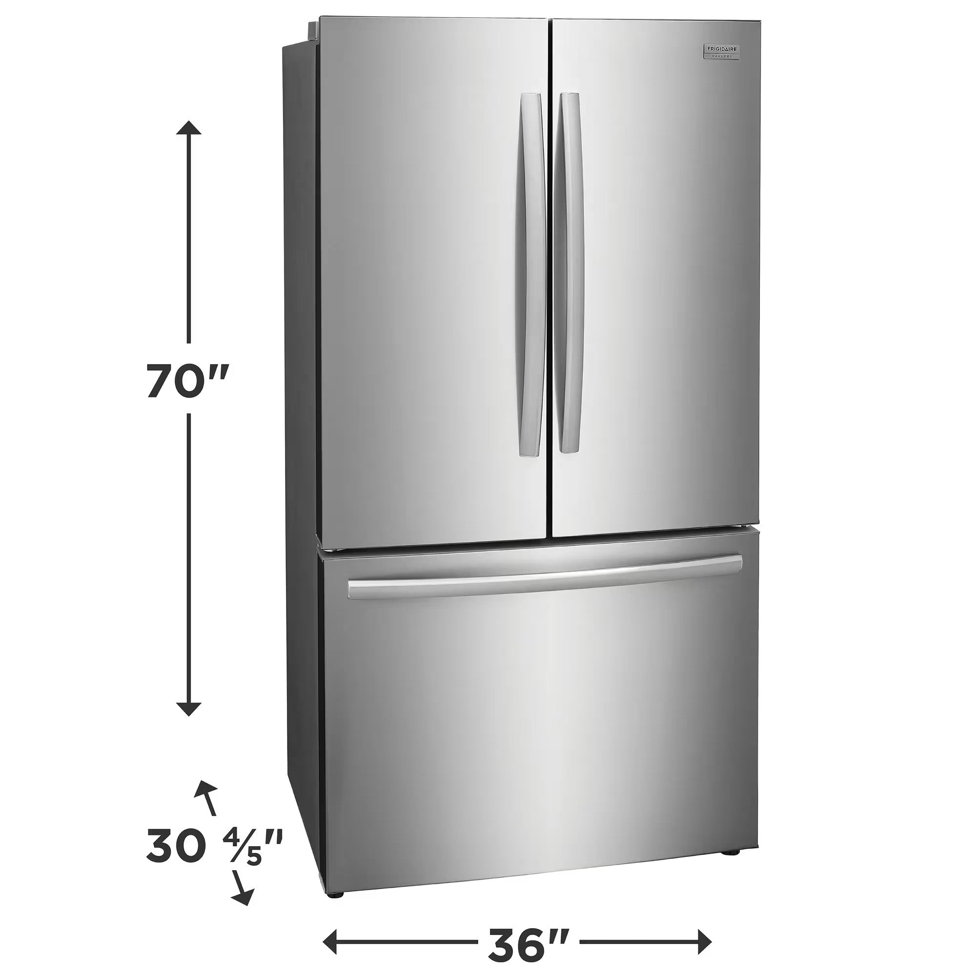 Frigidaire Gallery GRFG2353AF 36 inch 23.3 Cu. Ft. Counter-Depth French Door Refrigerator