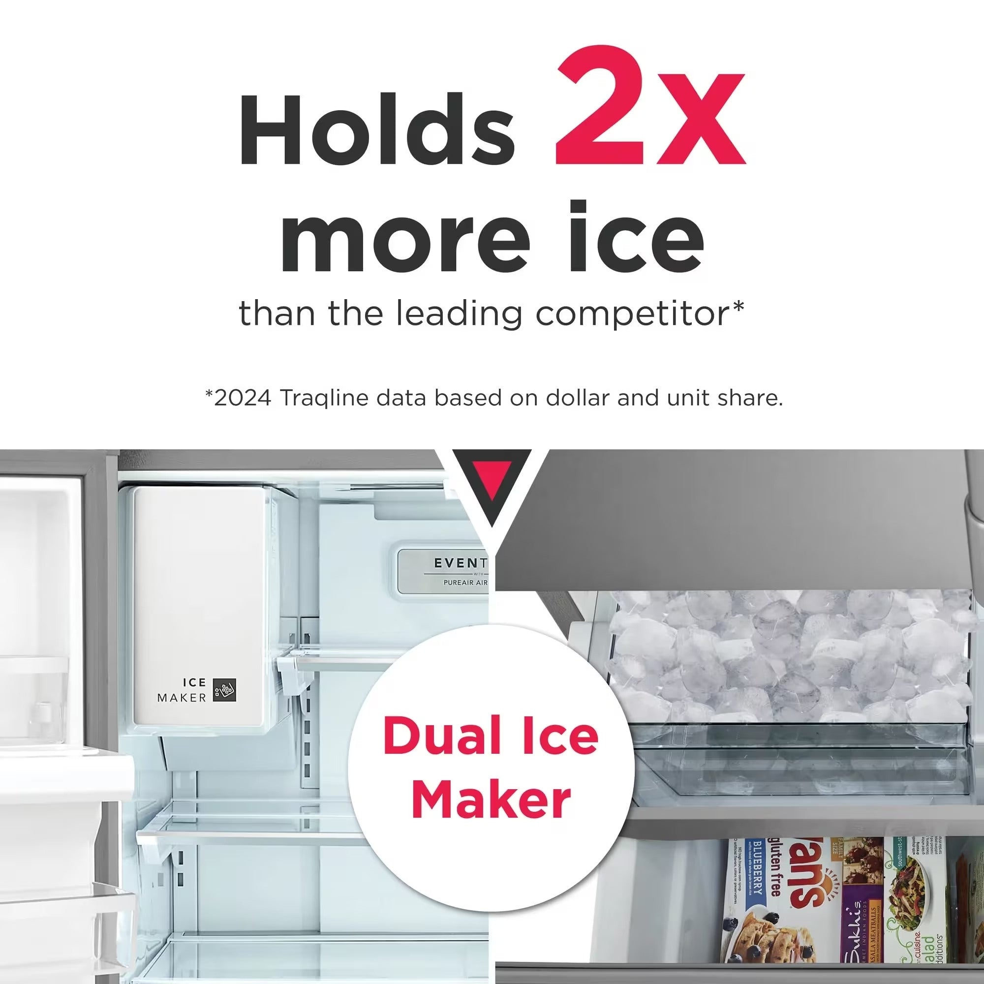 Frigidaire Gallery GRFS2853AD 36 inch 28 Cu. Ft. French Door Refrigerator