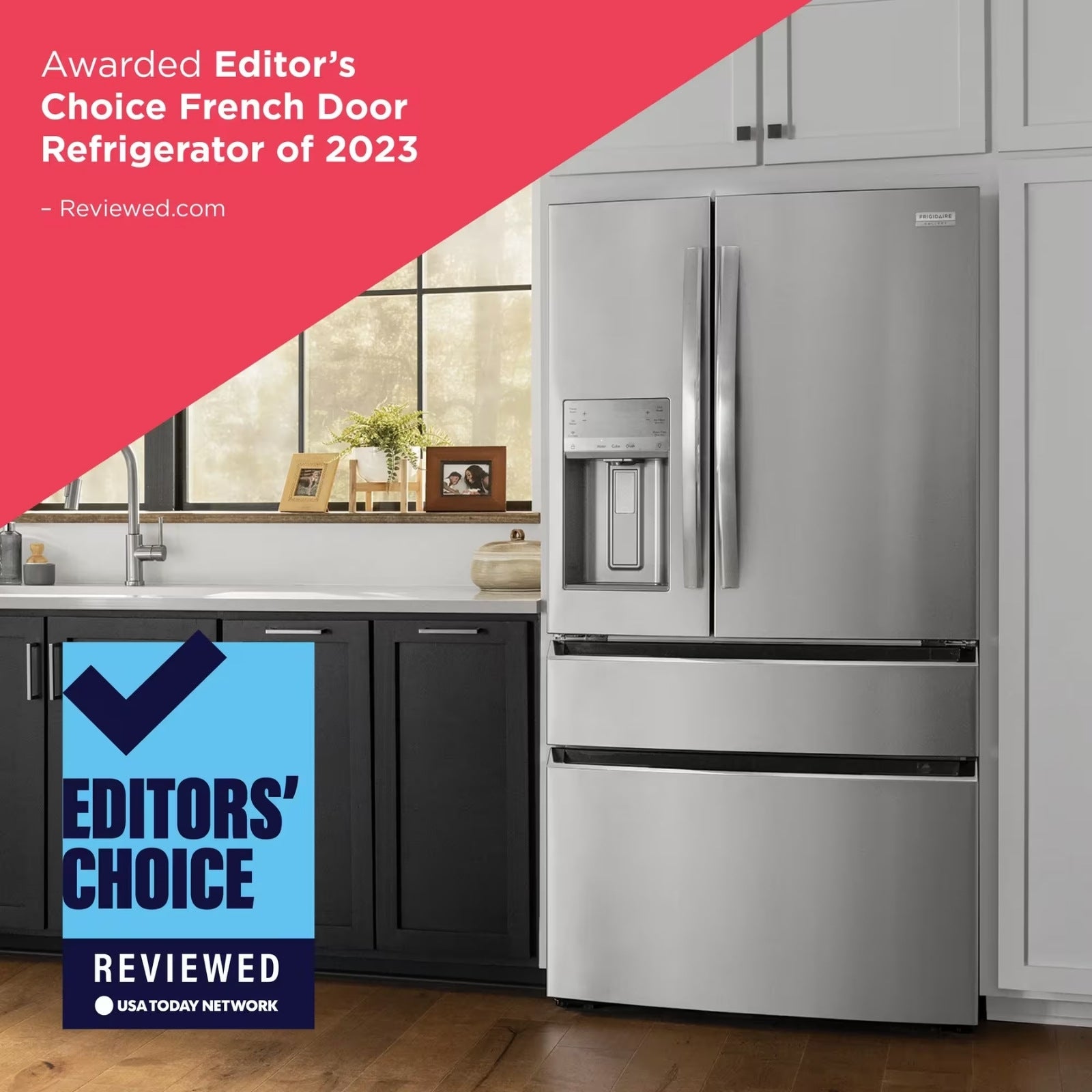 Frigidaire Gallery GRMC2273CF 22 Cu. Ft. Counter-Depth 4-Door Refrigerator