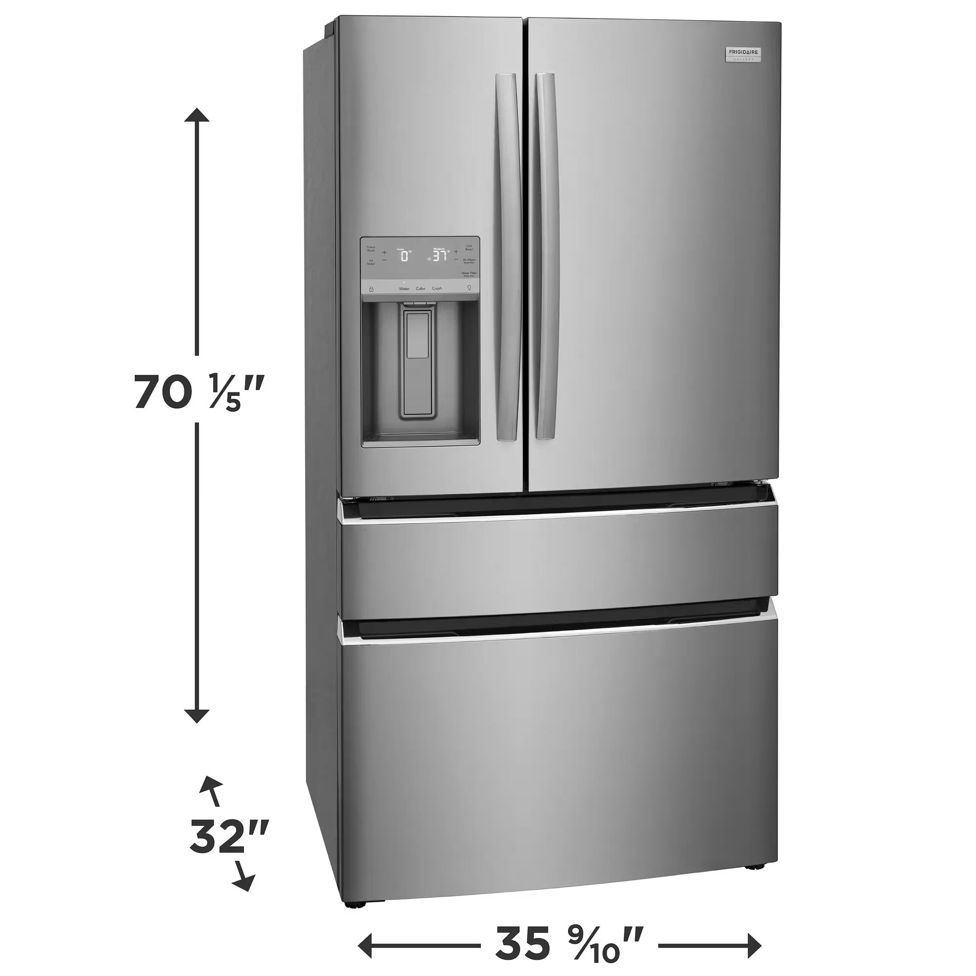 Frigidaire Gallery 3 piece Counter-Depth & Induction Range Set