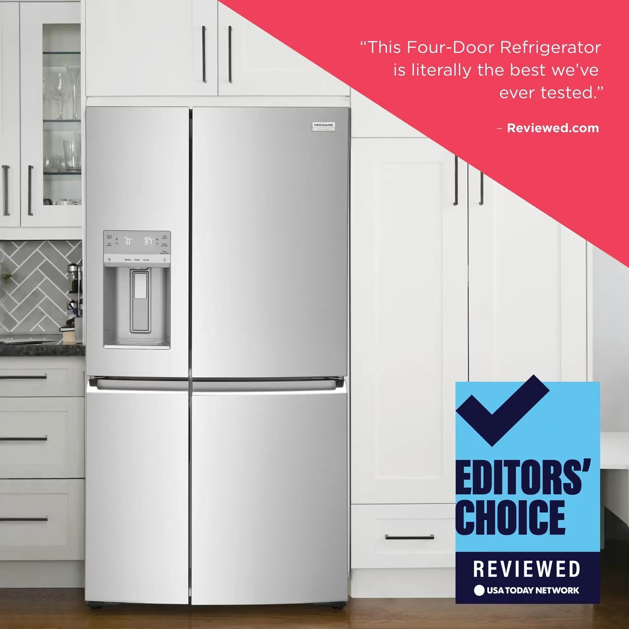 Frigidaire Gallery GRQC2255BF 36 inch 22 Cu. Ft. 4-door French Door Refrigerator
