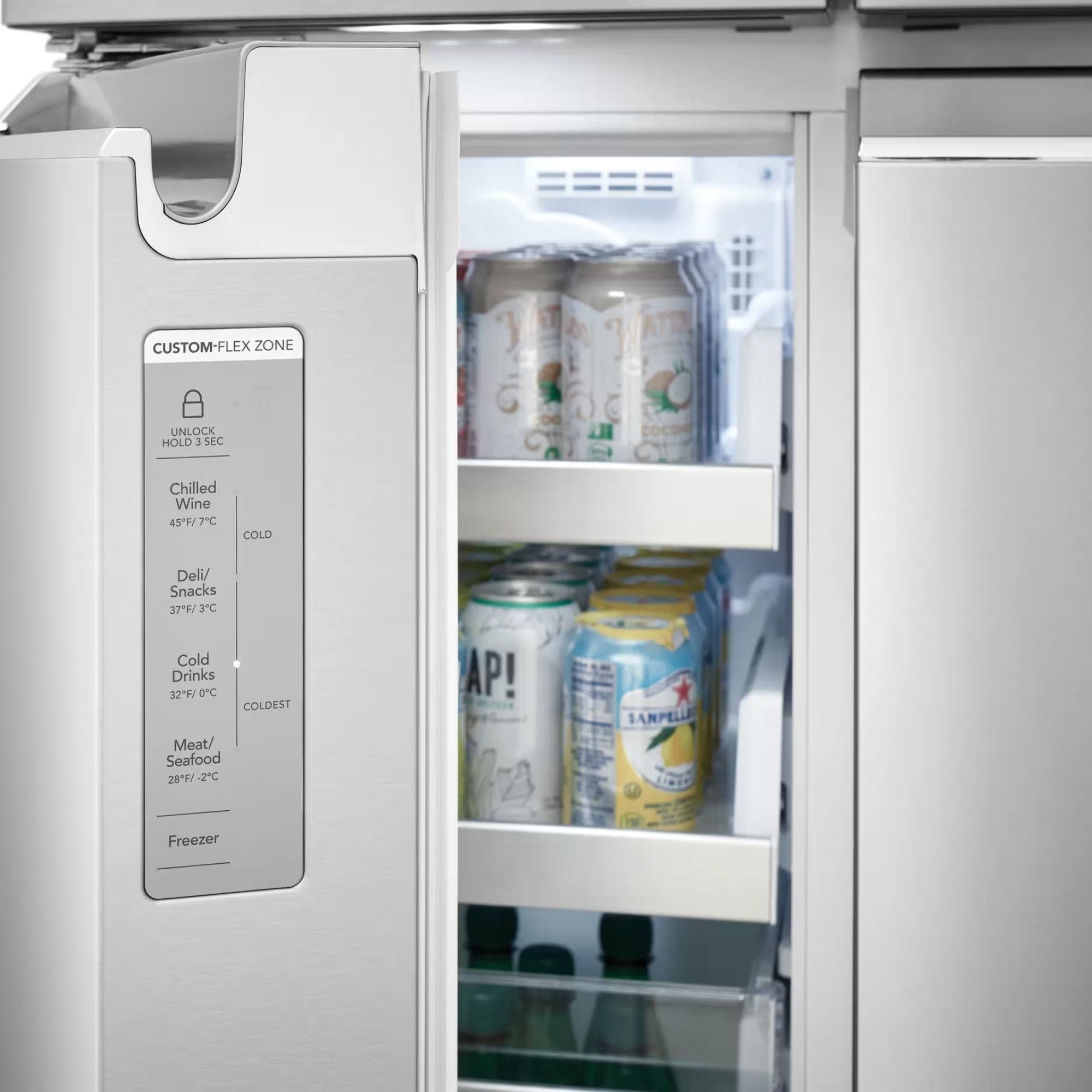 Frigidaire Gallery GRQC2255BF 36 inch 22 Cu. Ft. 4-door French Door Refrigerator