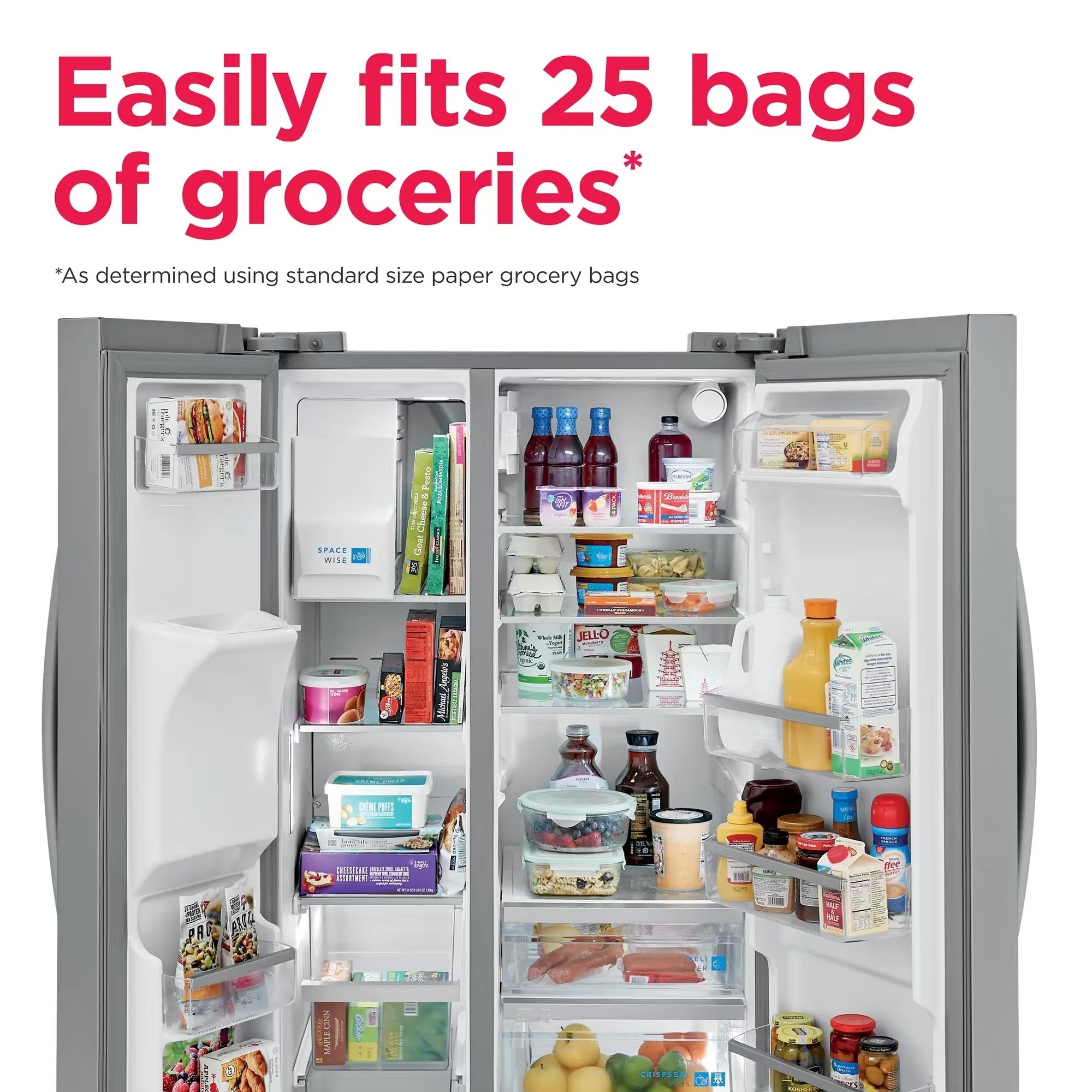 Frigidaire Gallery GRSS2652AF 36 inch 26 Cu. Ft. Side-by-Side Refrigerator