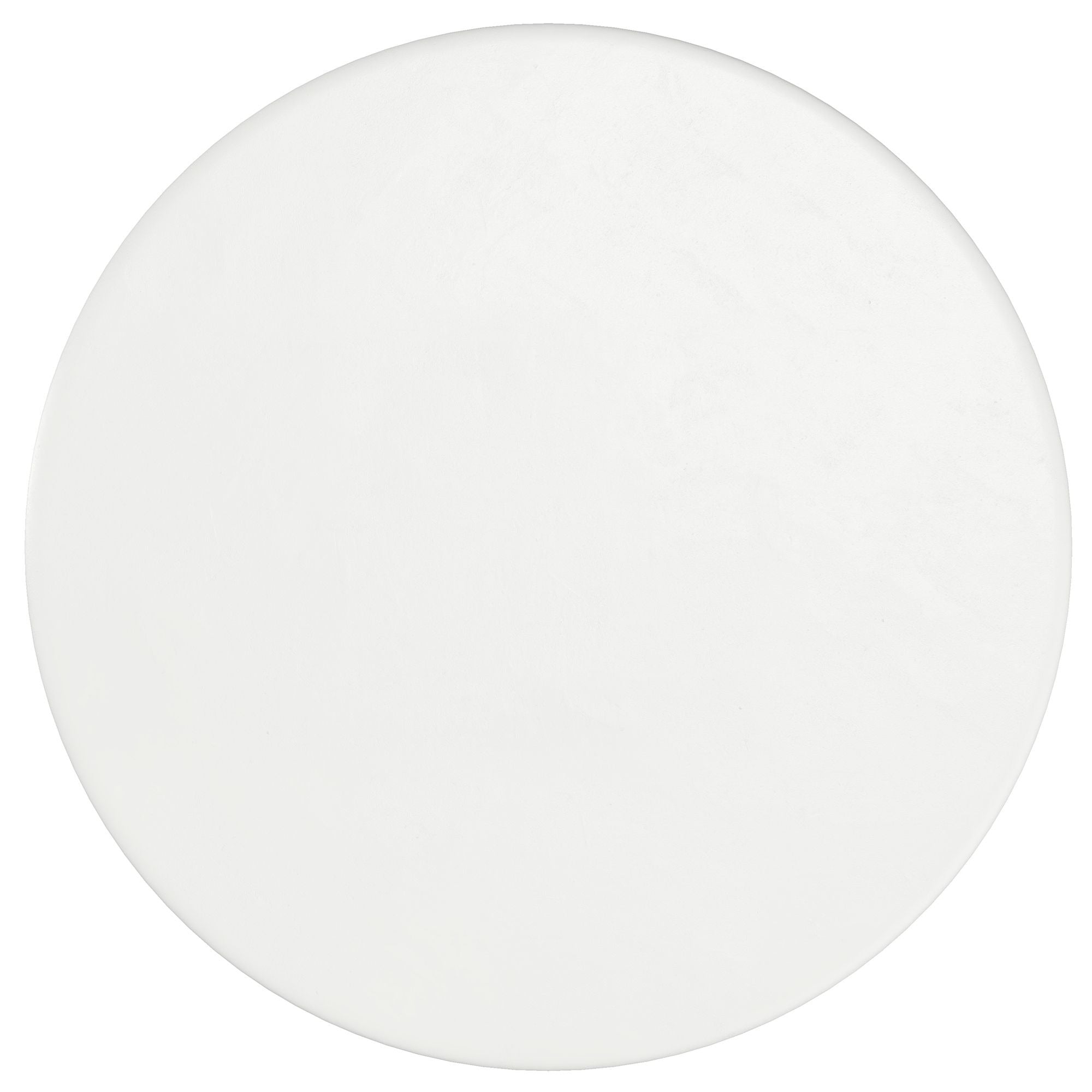 Galio 47" Round Dining Table White Cement Finish