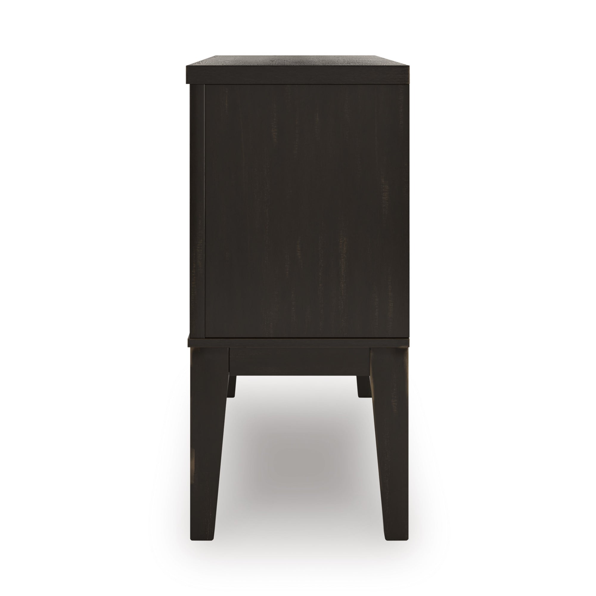 Large Galliden dining room server by Signature Ashley featuring multiple storage compartments and a polished wood finish.