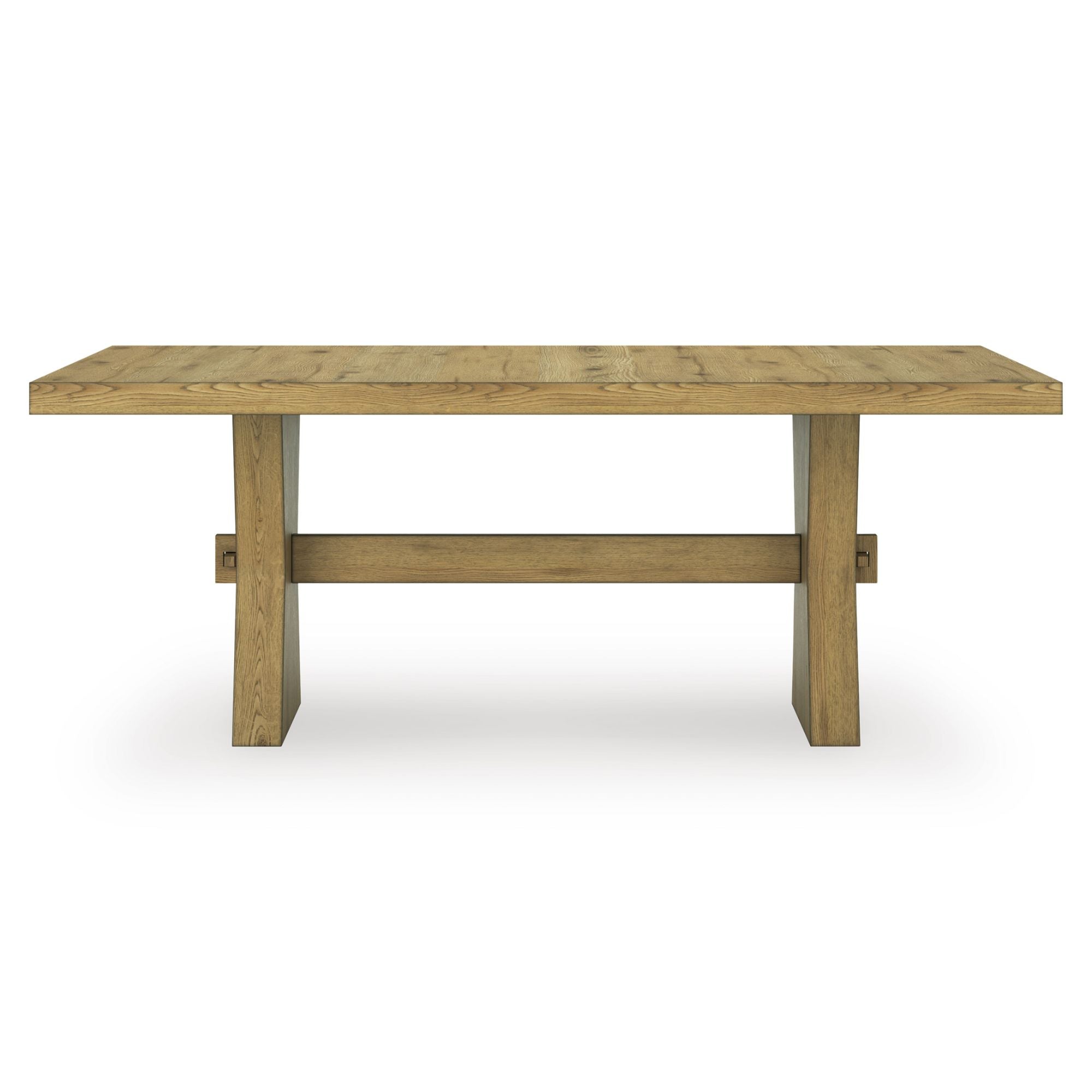 Rectangular Galliden dining table by Signature Ashley with wooden finish, ideal for kitchen and dining room settings.