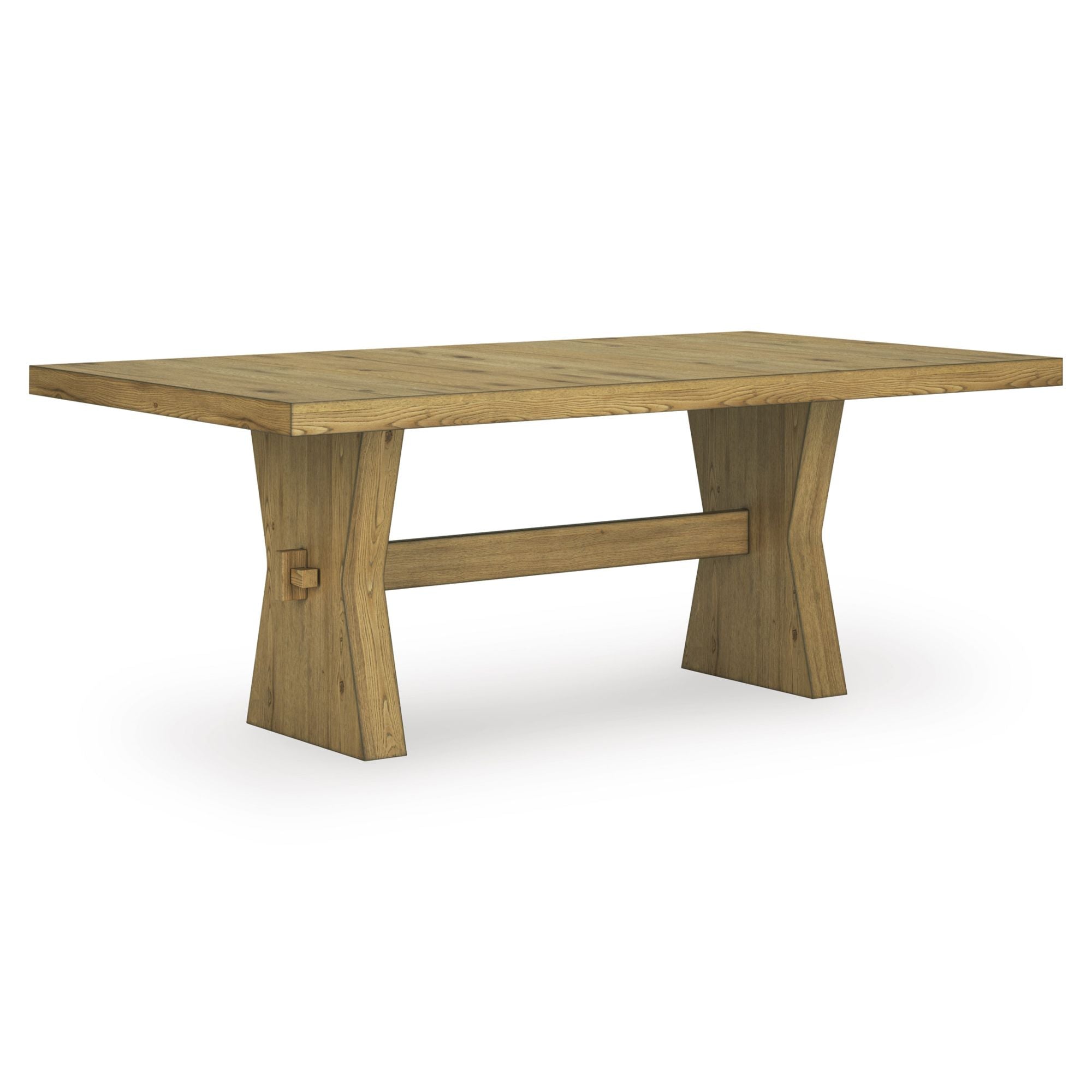 Elegant rectangular Galliden dining table by Signature Ashley, showcasing a sleek wood finish in a modern kitchen setting.