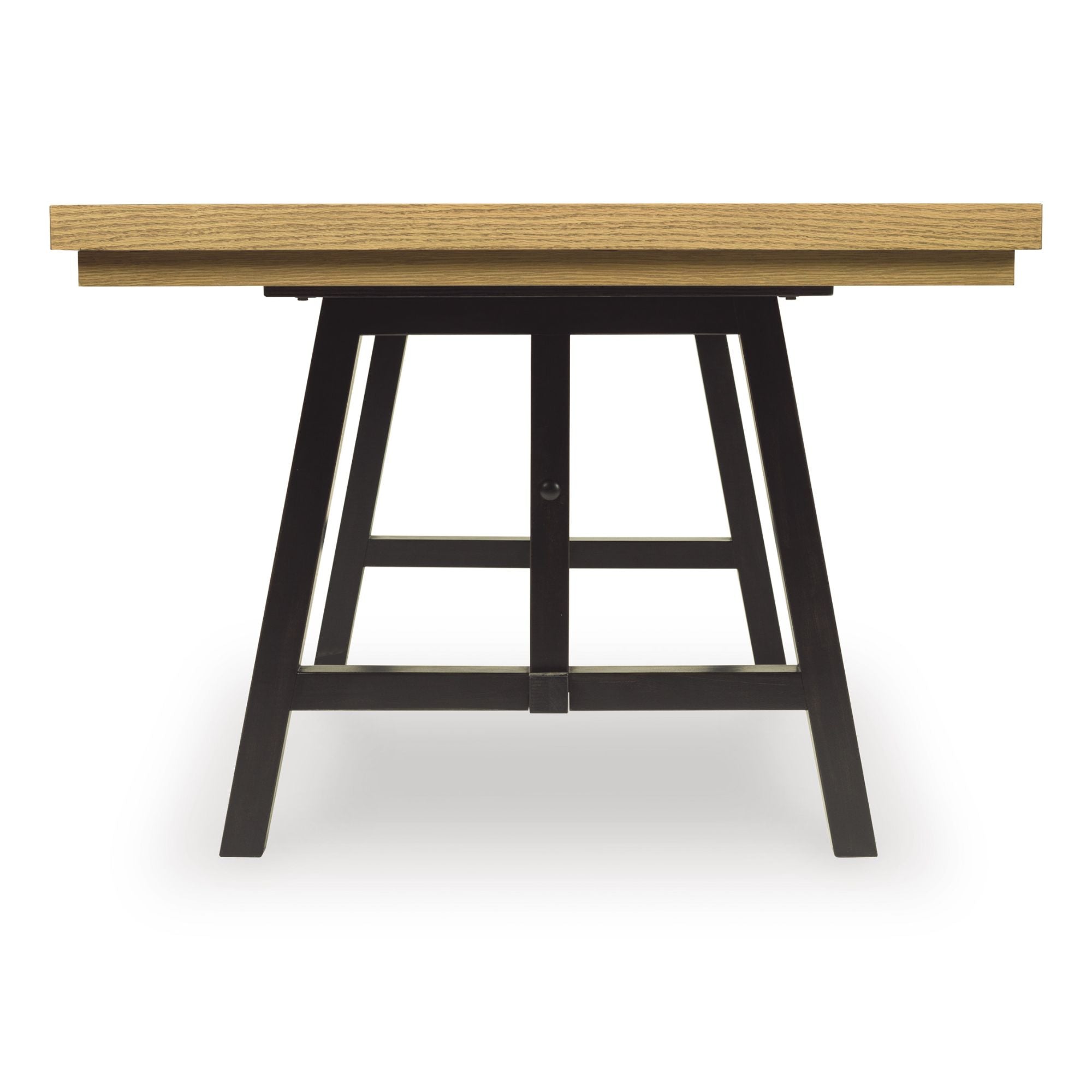 Ashley Galliden EXT dining room set with a wooden table and matching chairs, ideal for family meals in a modern dining space.