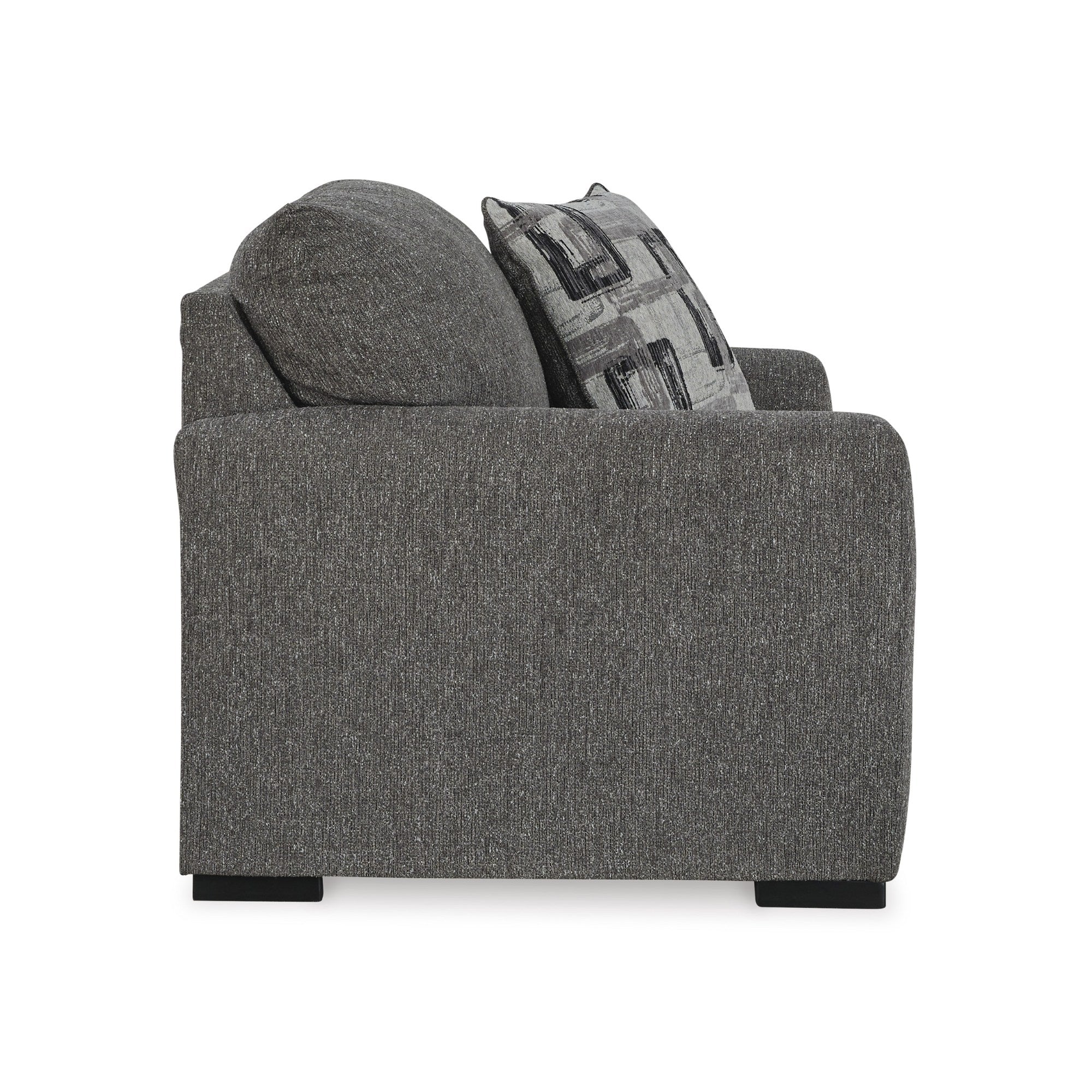 Gardiner Oversized Chair in Pewter