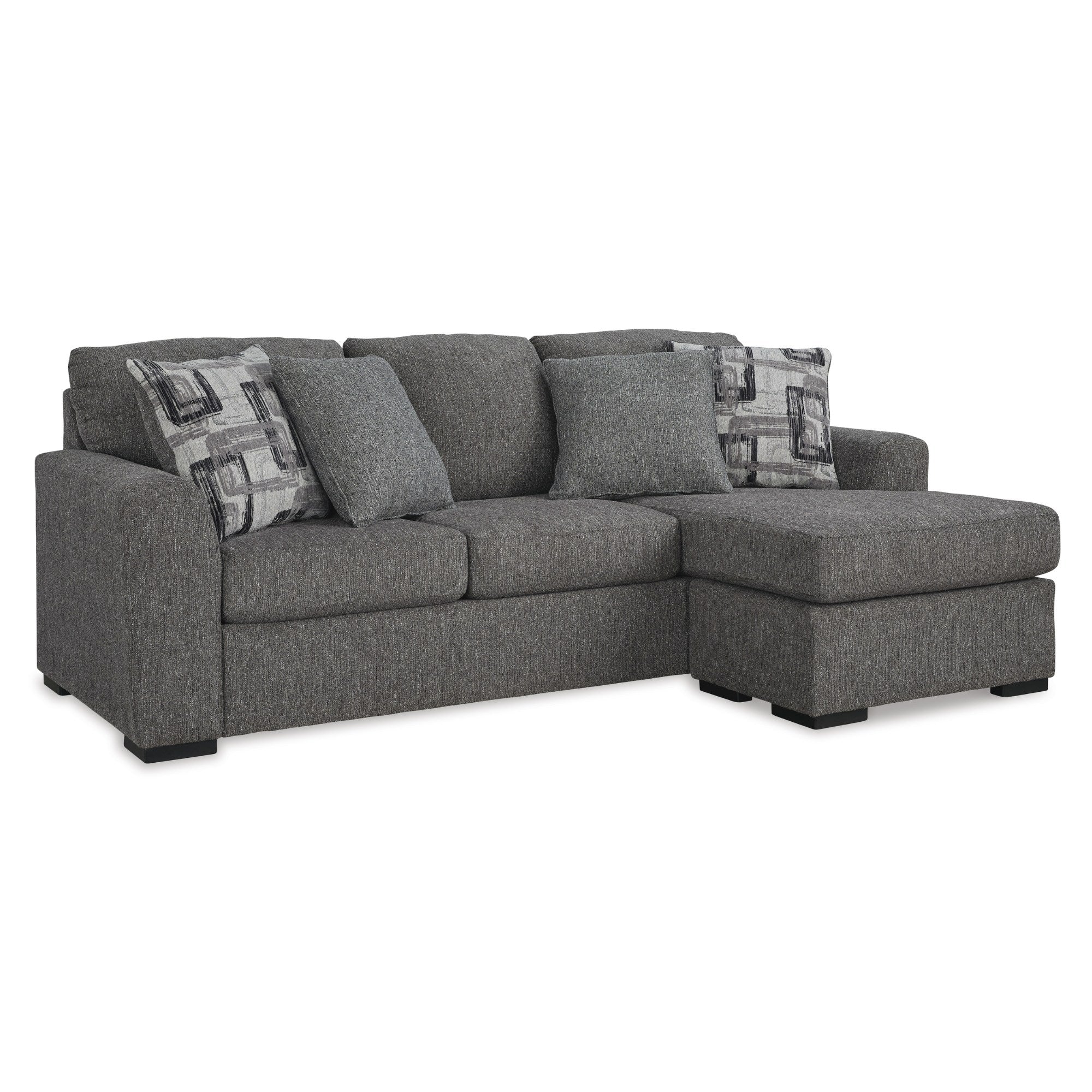 Gardiner Reversible Sofa Chaise in Pewter