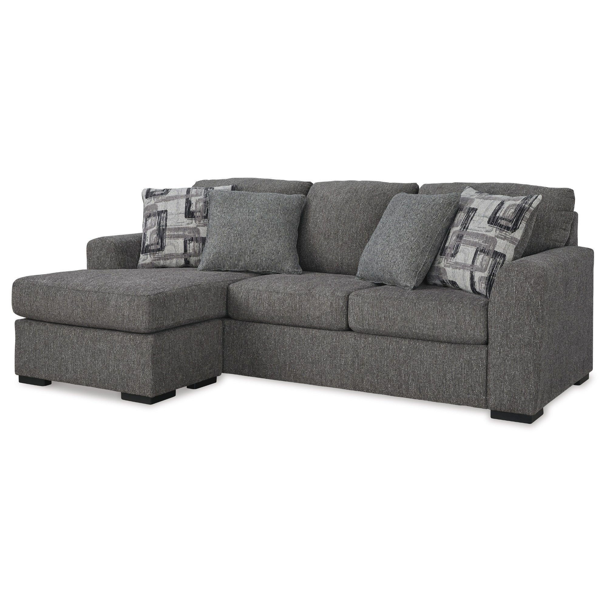Gardiner Reversible Sofa Chaise in Pewter
